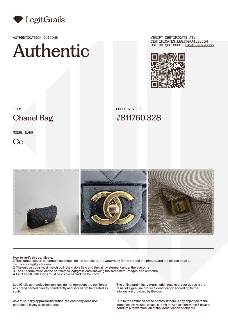 Chanel CC Crown Medium Flap Bag in Black Quilted Lambskin Leather | Authentic Preloved - Reloved Again