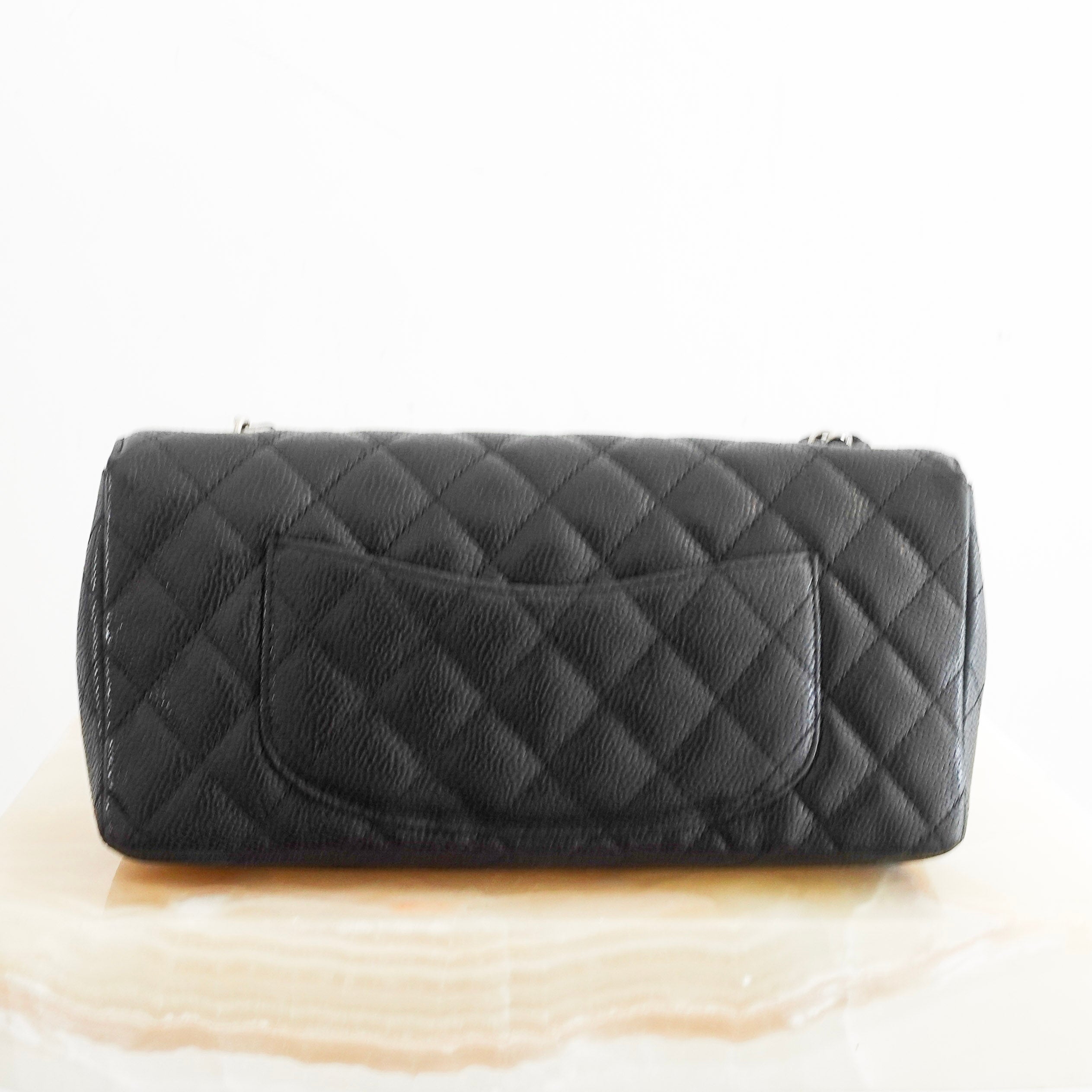East West shoulder bag caviar