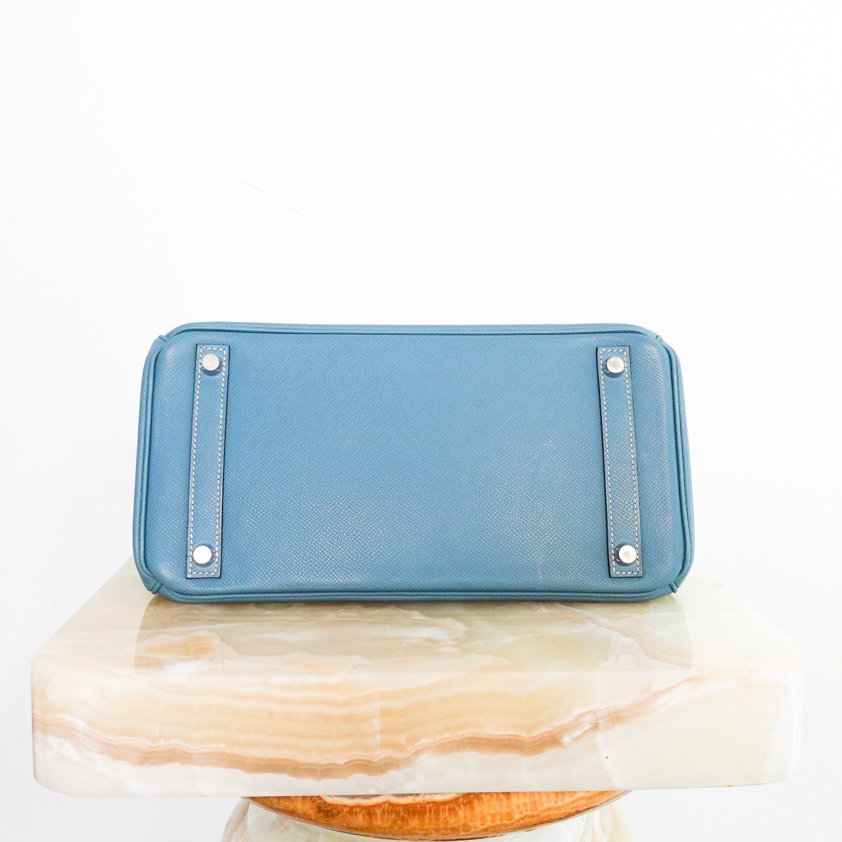 Birkin 30 in Blue Jean Epsom Leather - Reloved Again