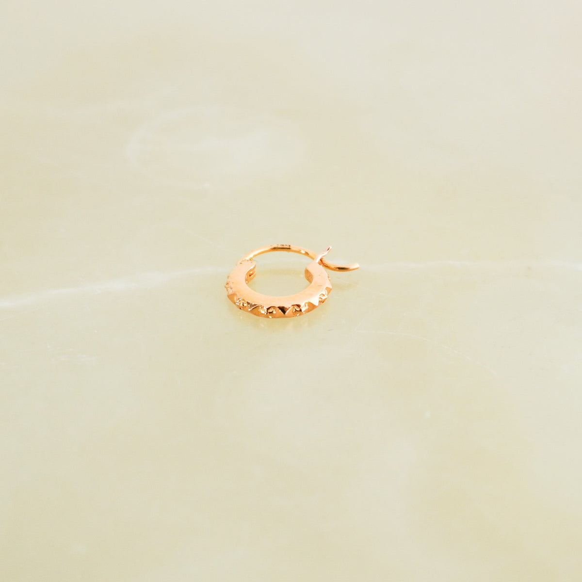 Chrome Hearts Plus Punk Single Gold Hoop (RRP £1220) | Authentic Preloved FINAL SALE