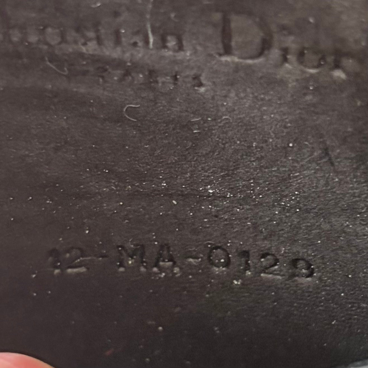 Dior saddle Belt Pouch grained black leather RRP £1350