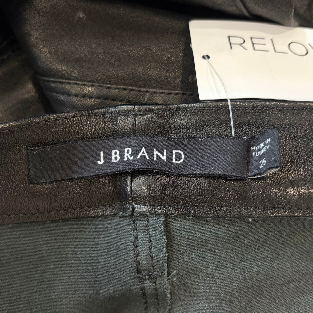 J Brand leather jeans