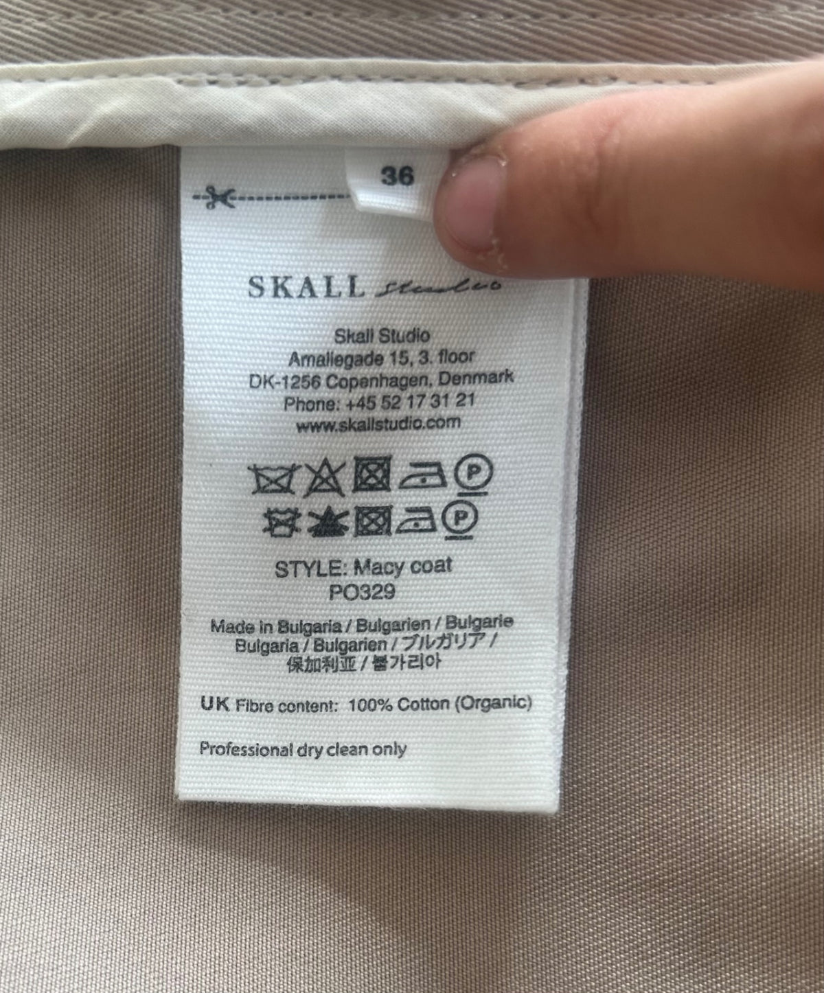 Skall Studios Coat RRP £775