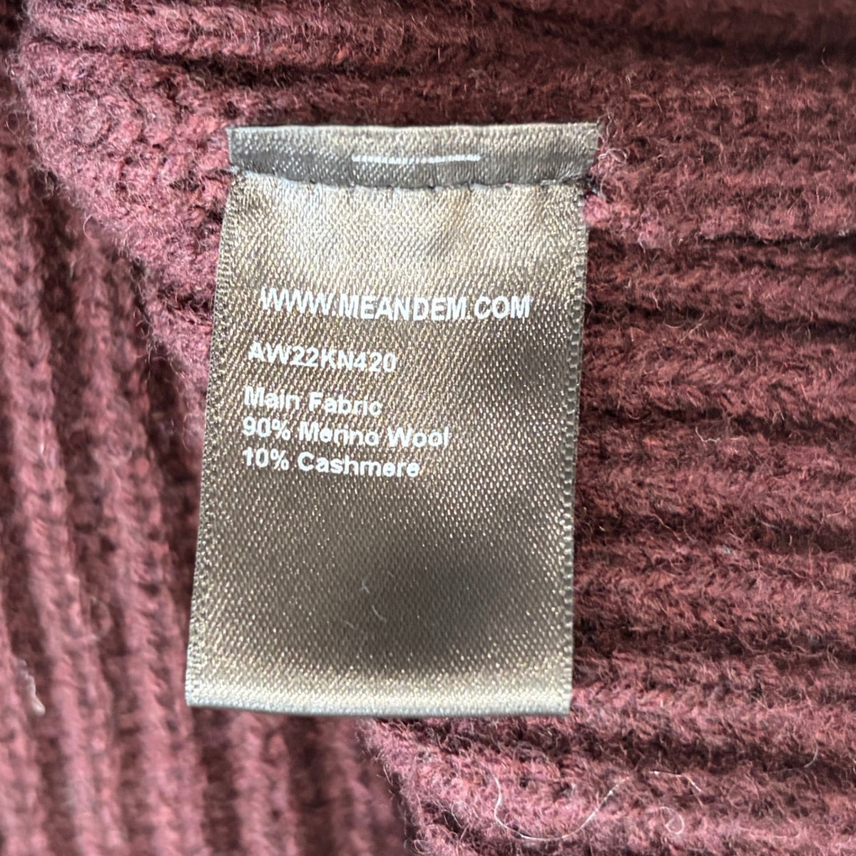ME+EM brown wool jumper RRP £170