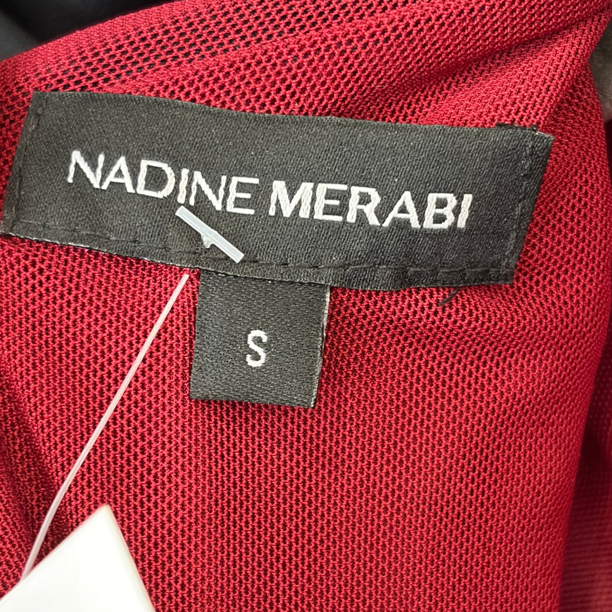 Nadine Merabi Red Sequin and Velvet Playsuit (RRP £250) |Authentic Preloved - Reloved Again