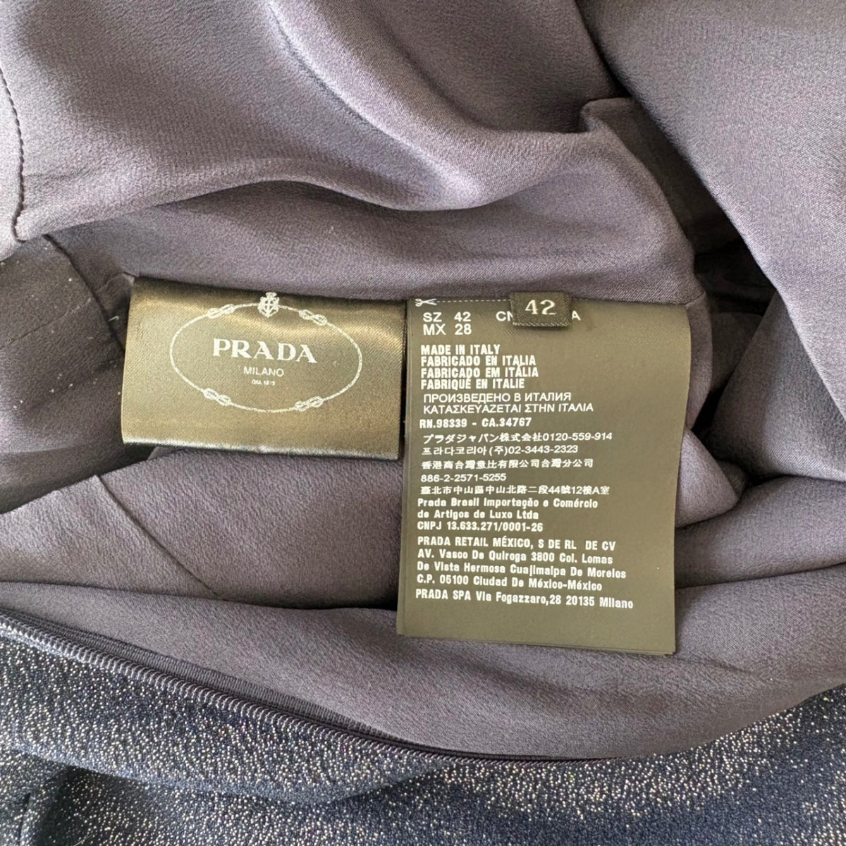 Prada Lurex Dres RRP £1700