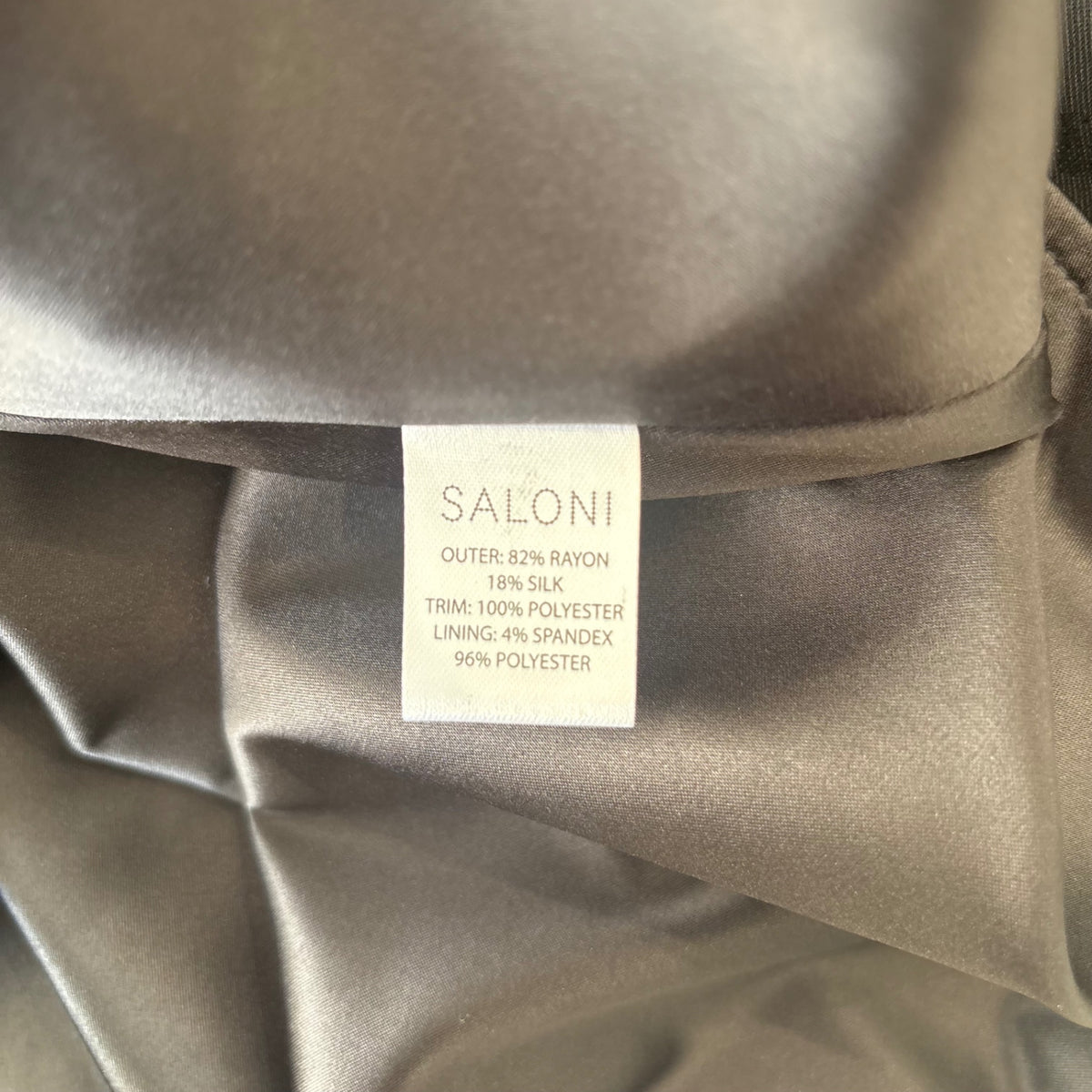 Saloni Black Gown RRP £700