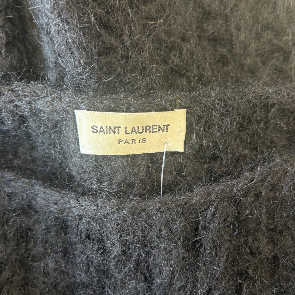 Saint Laurent Knitted Jumper Black, UK M RRP £1300