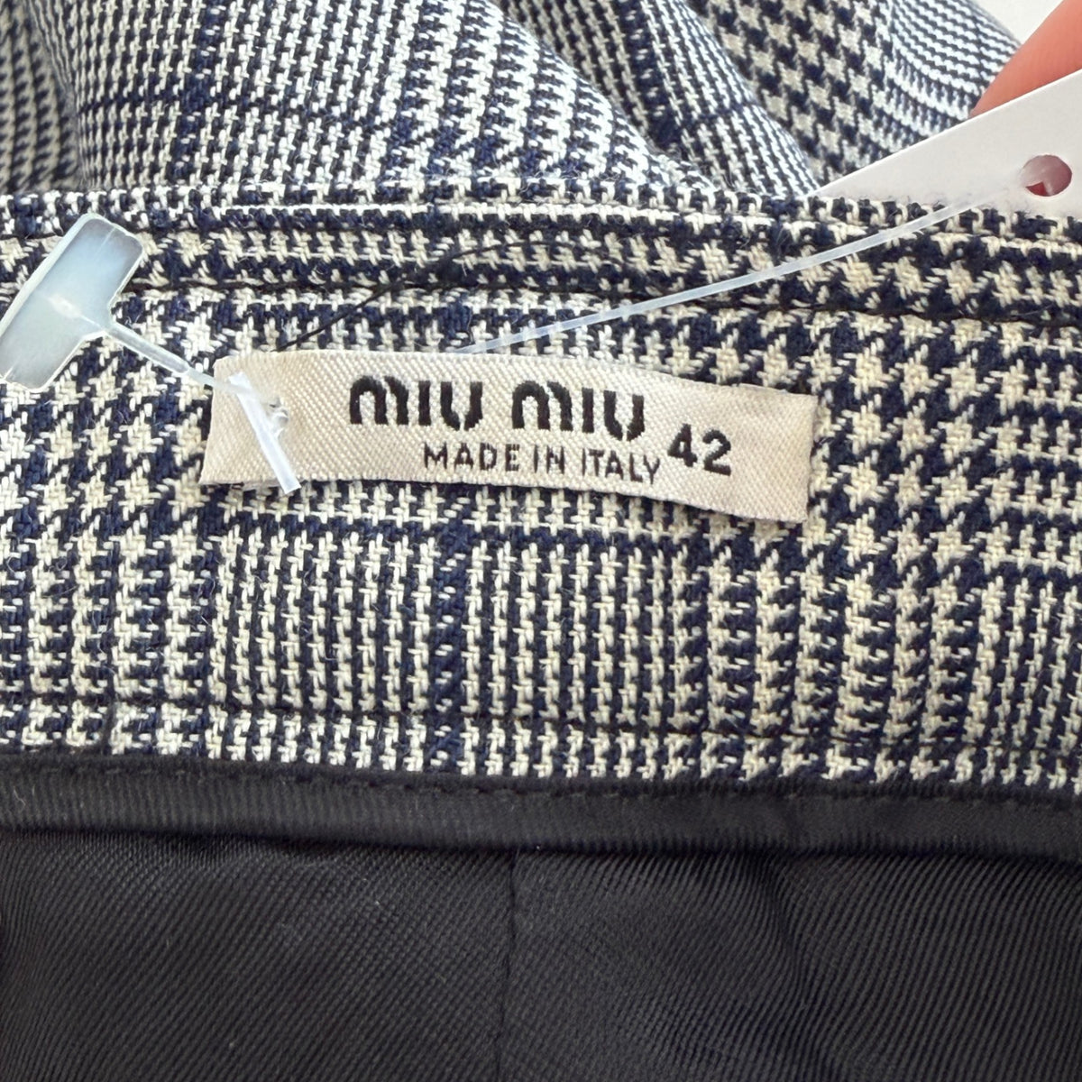 MIU MIU plaid skirt UK 10 RRP £1200