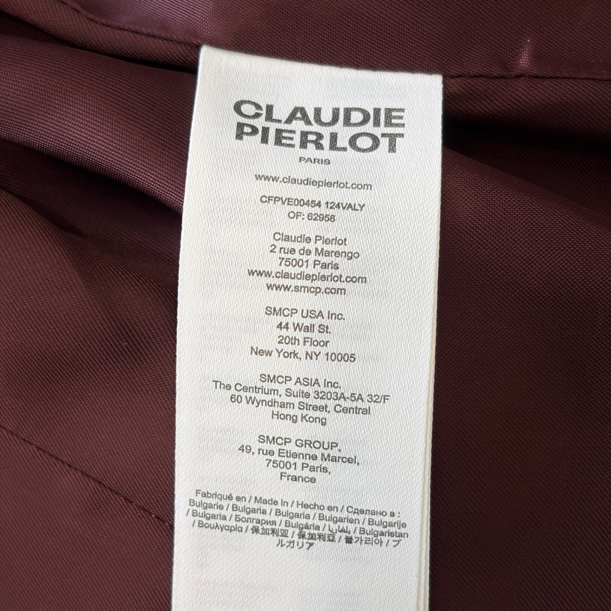Claudie Pierlot Belted Blazer (RRP £429) | Authentic Preloved - Reloved Again