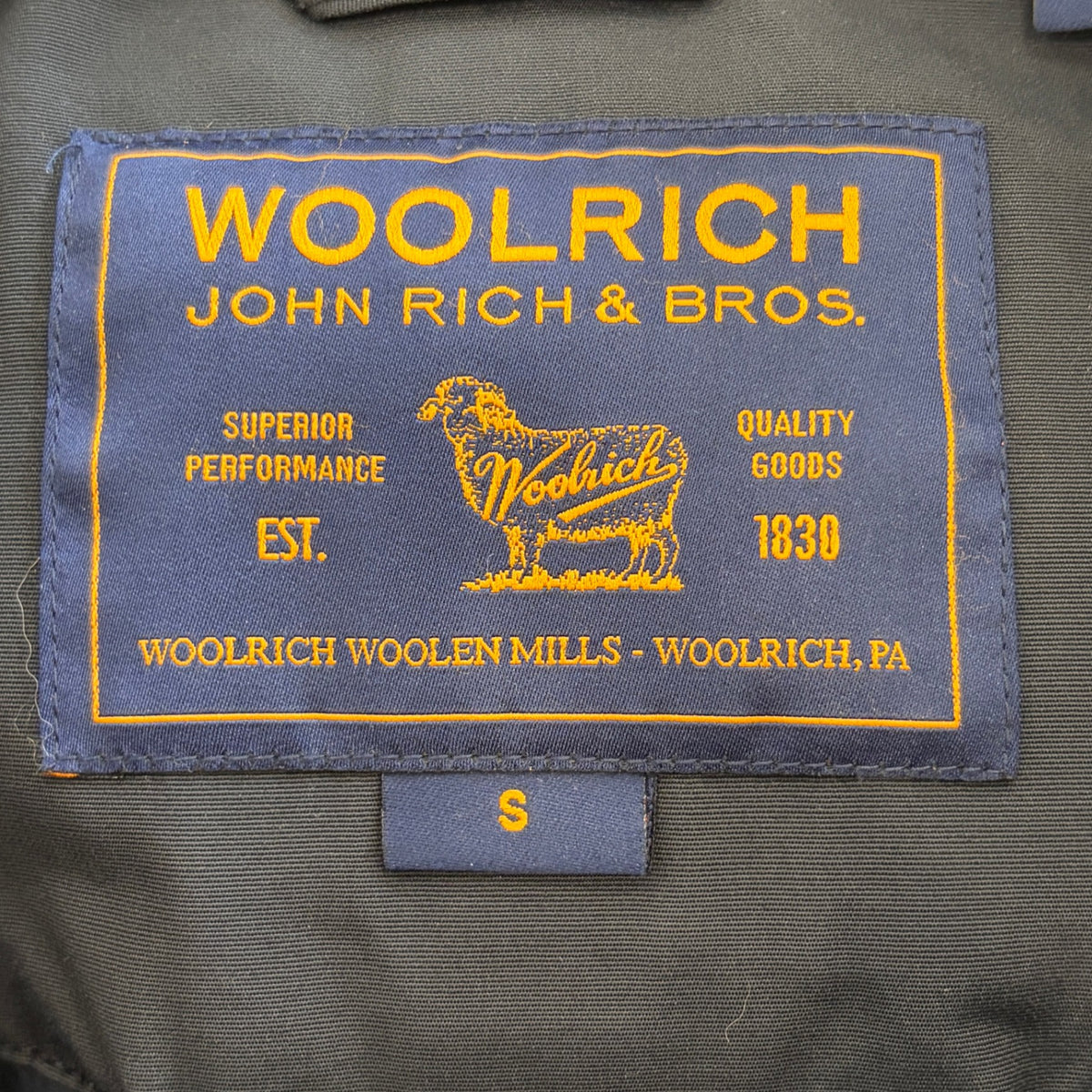 Woolrich arctic fur-trim cotton parka UK S RRP £998