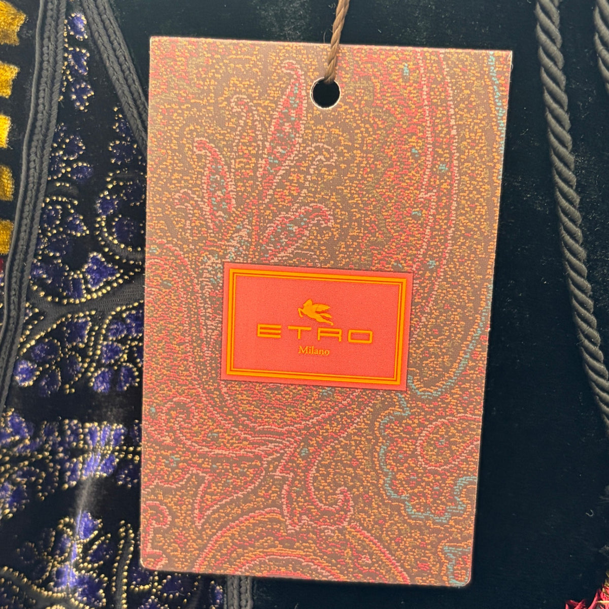 Etro Velvet Mini Dress IT44 (RRP £1800) | Authentic Preloved - Reloved Again
