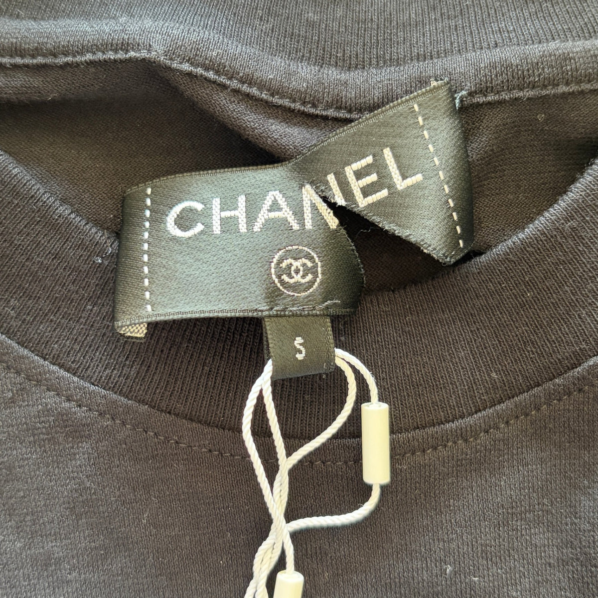 Chanel Camellia Coco Mark Sequin Graphic Long Sleeve Top RRP £1.6k