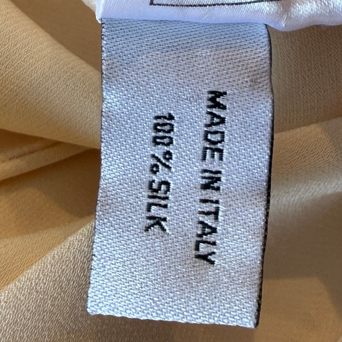 Chanel Fall One-Shoulder Silk Top | Authentic Preloved - Reloved Again