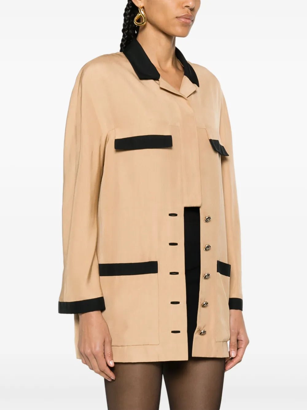 Chanel Boutique Vintage 90s Silk Jacket | Authentic Preloved - Reloved Again