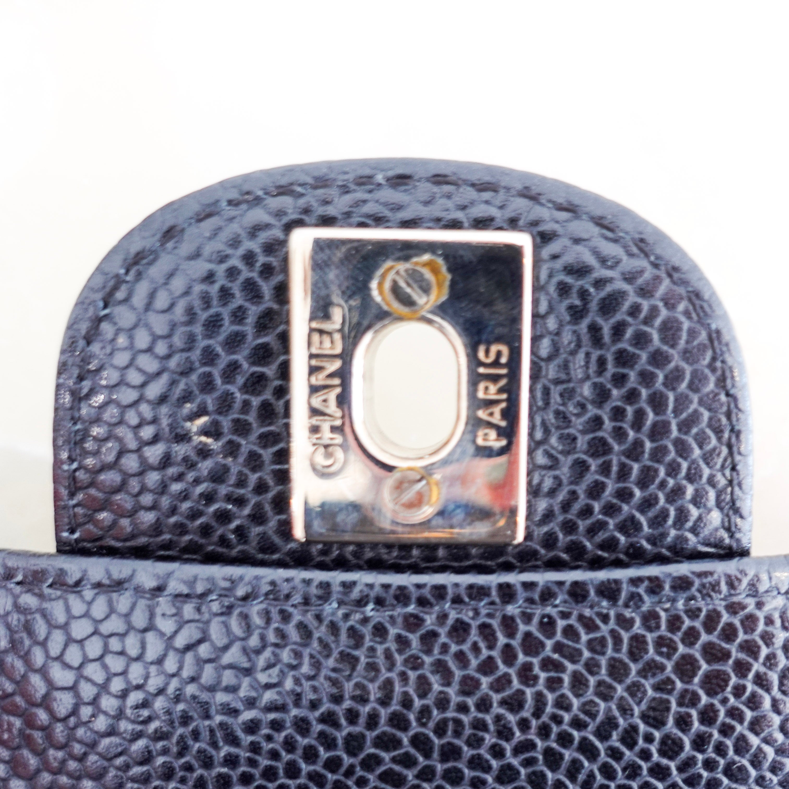 East West shoulder bag caviar