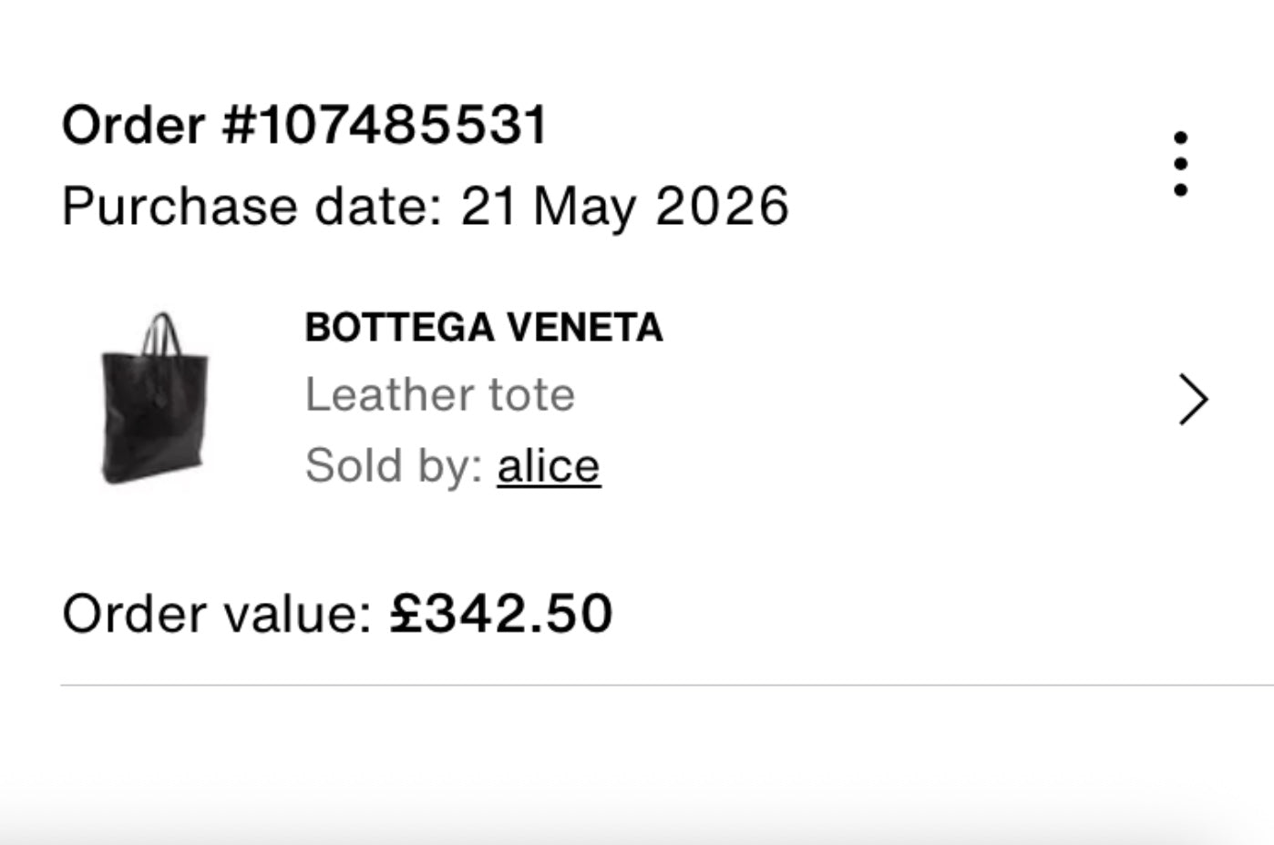 Bottega Veneta Leather Tote (RRP £2,500) | Authentic Preloved
