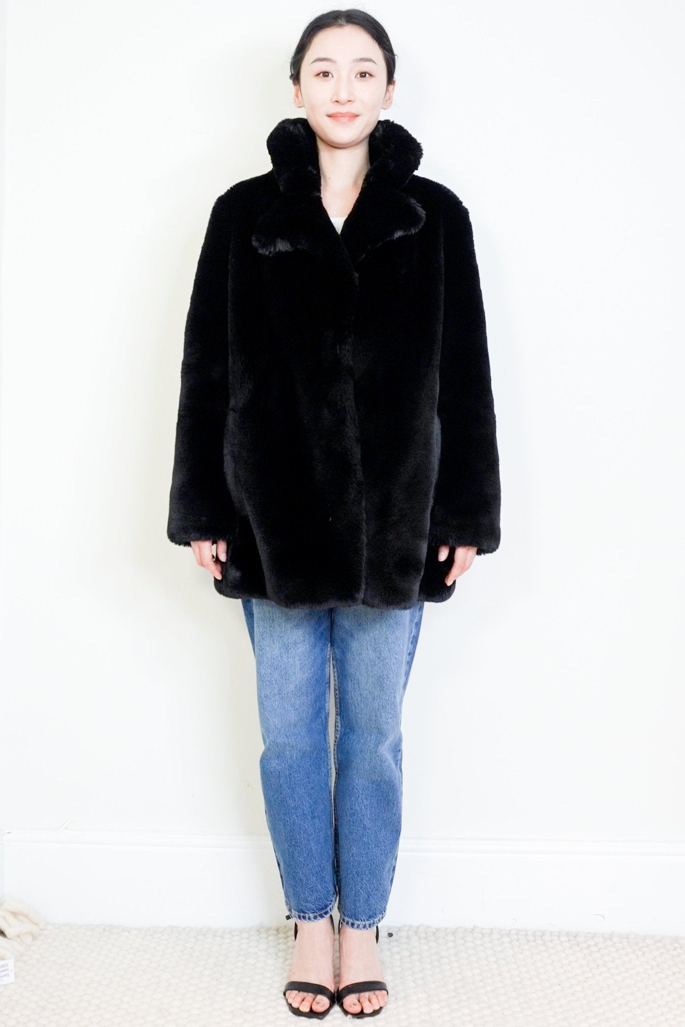 7-For-All-Mankind-Black-Faux-Fur-front-picture-Chelsea-London