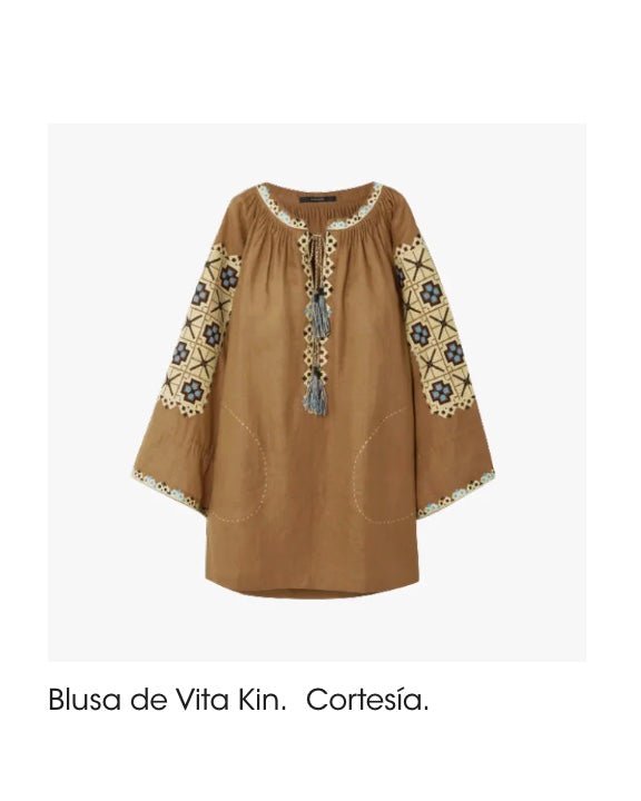 Vita Kin Camel Linen Embroidered Mini Dress (RRP £1,300) | Authentic Preloved - Reloved Again