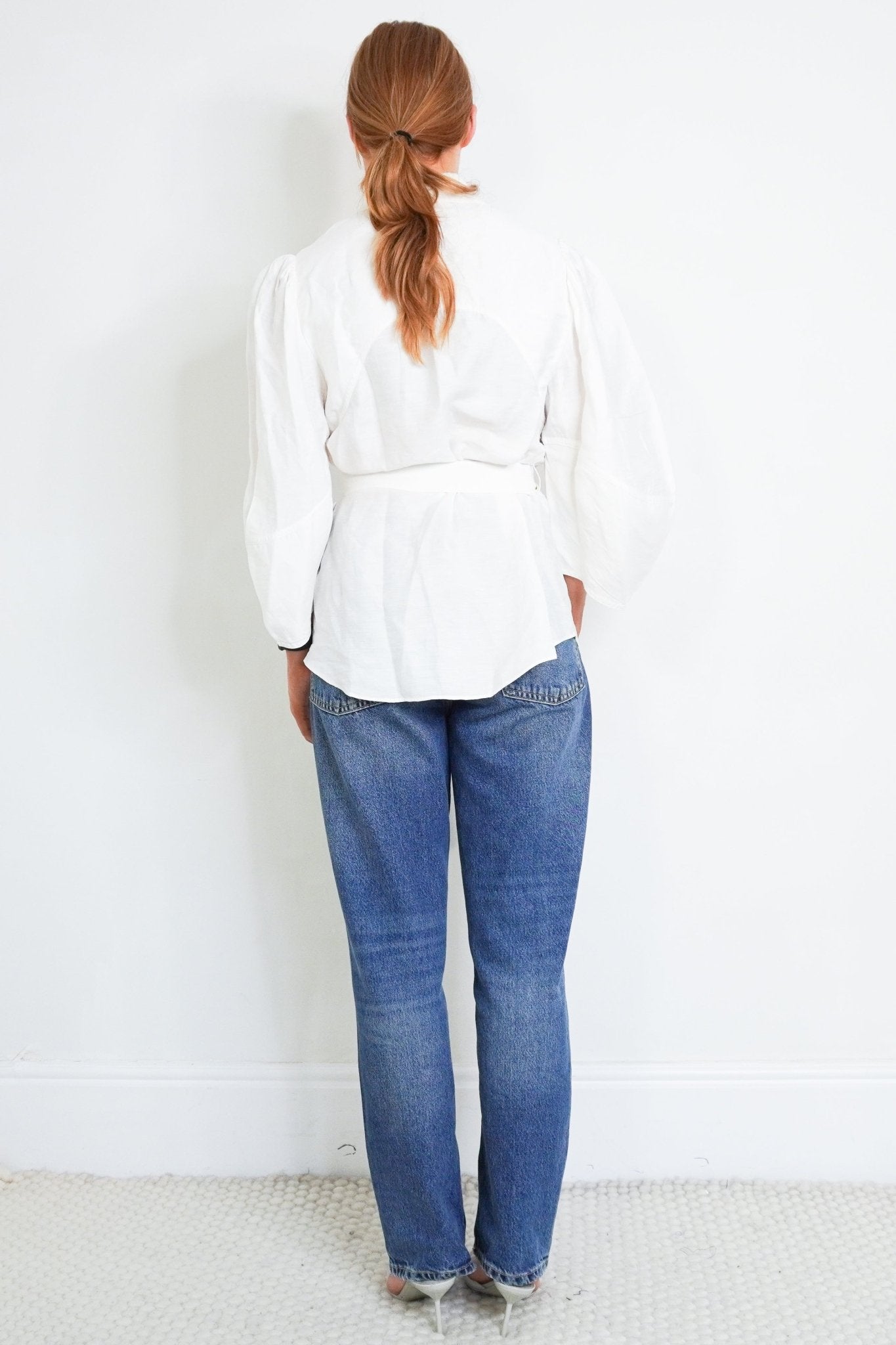 Acler Cream Linen Blend Belted Shirt (RRP £210) | Authentic Preloved - Reloved Again