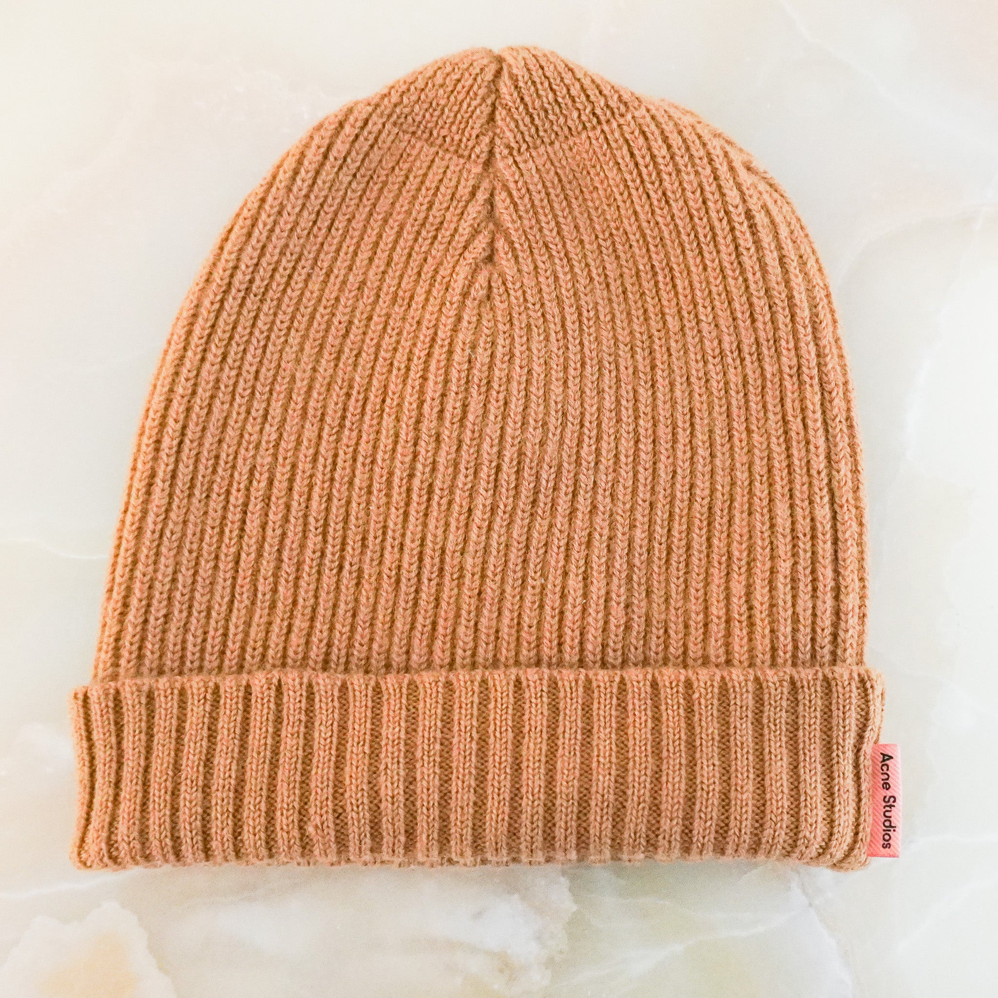 Acne-Studios-Caramel-Brown-Wool-Beanie-back-picture