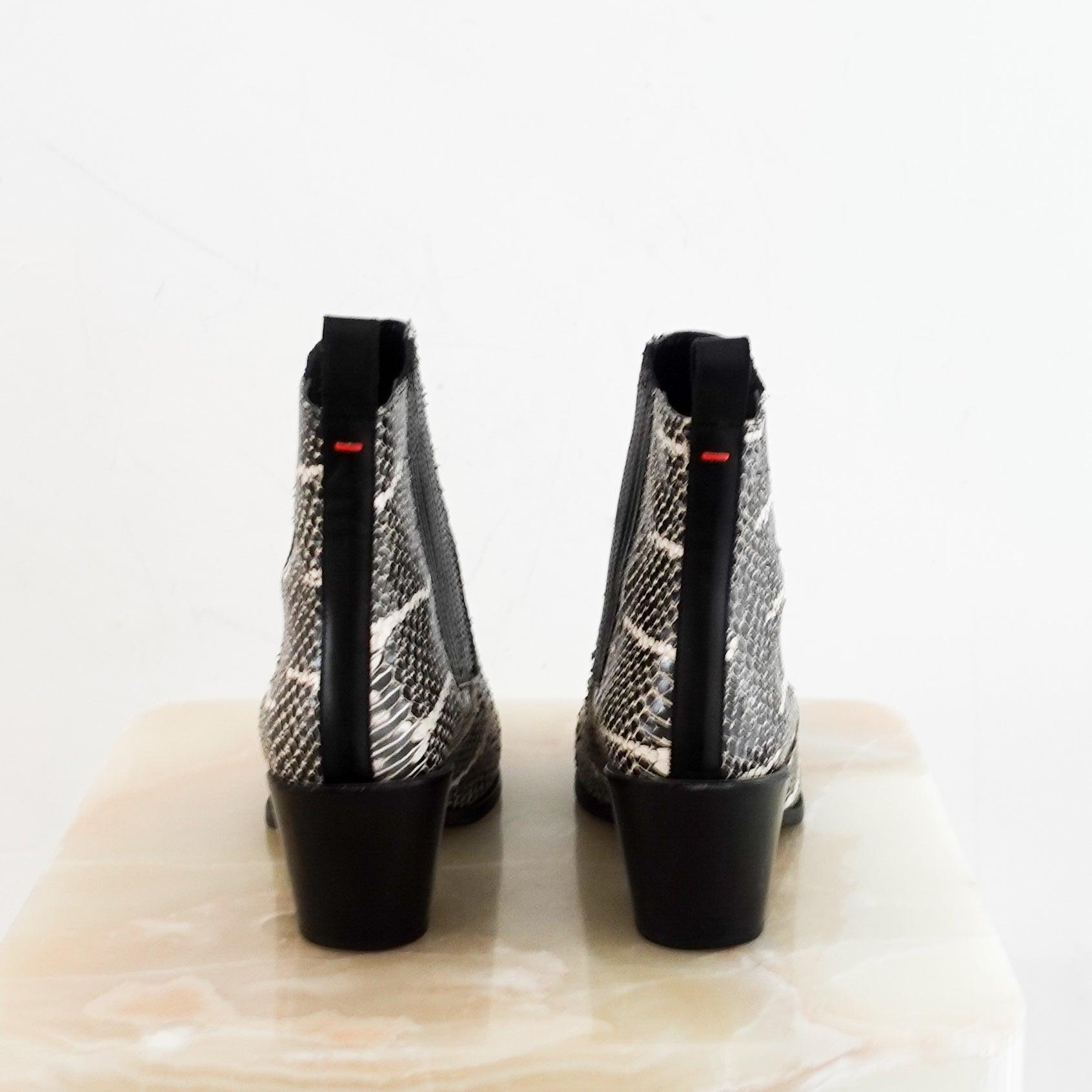 Aeyde Python Leather Boots RRP £350 | Authentic Preloved - Reloved Again