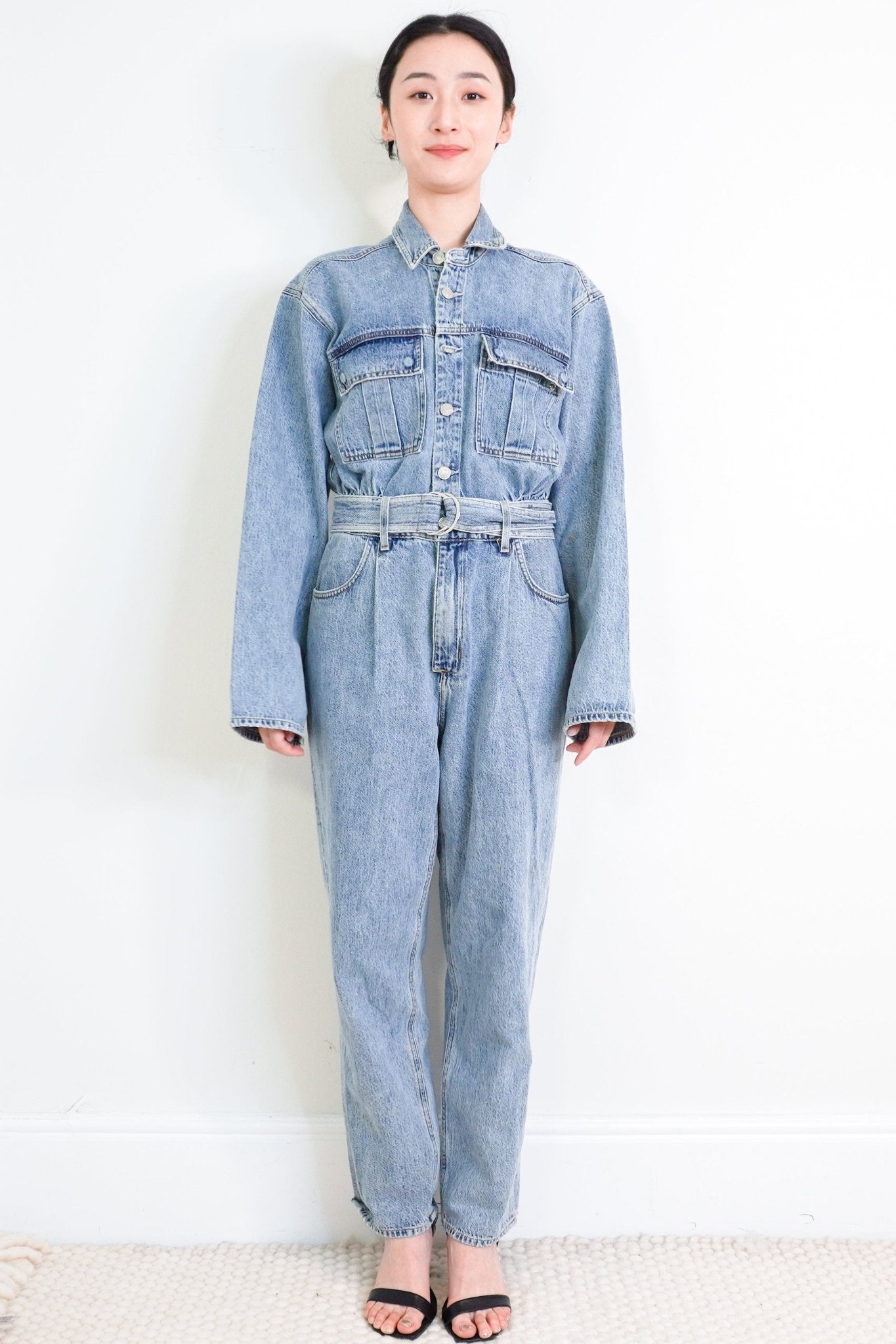 Agolde Blue Denim Jumpsuit RRP £450 | Authentic Preloved - Reloved Again