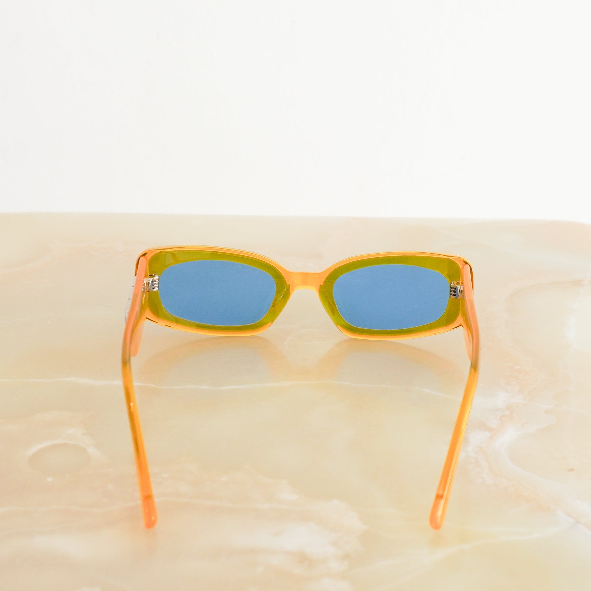 Alexander Wang x Gentle Monster Yellow Acetate Sunglasses Col. Y2 back photo chelsea london