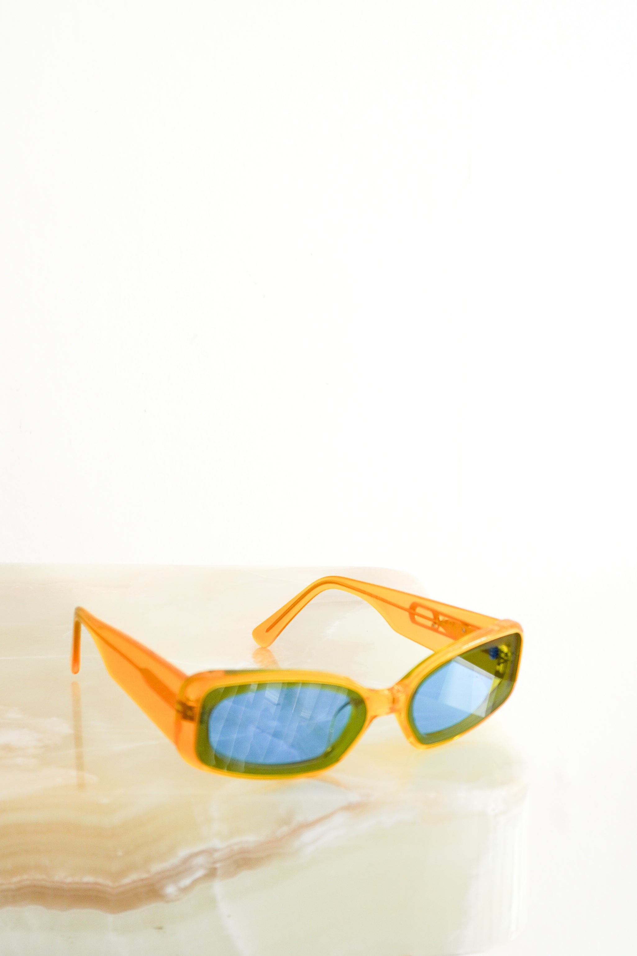 Alexander Wang x Gentle Monster Yellow Acetate Sunglasses Col. Y2 front photo chelsea london