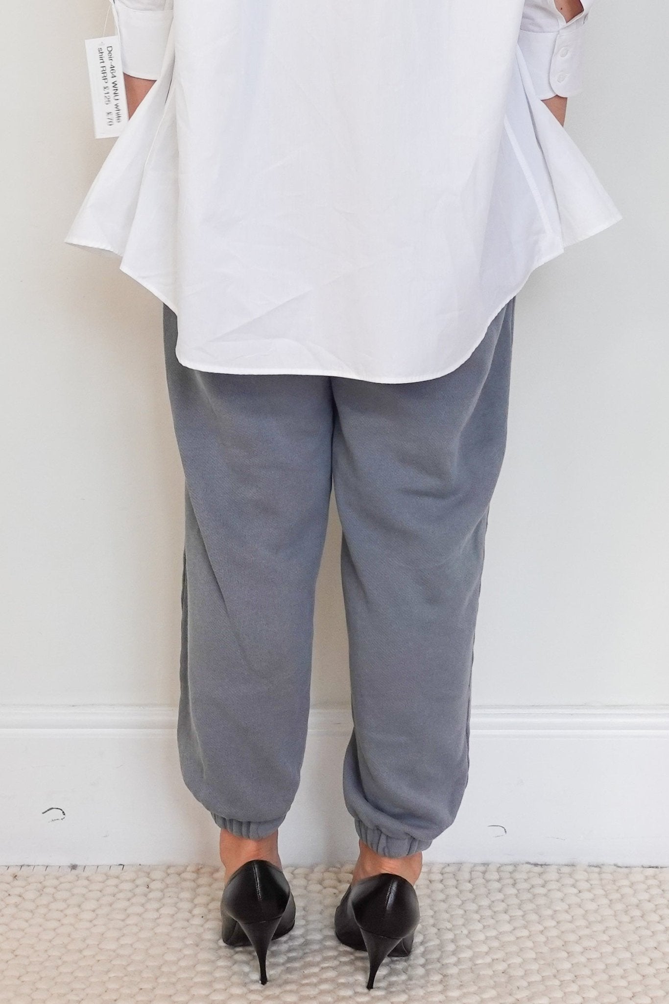 American Vintage Blue Cotton Sweatpants RRP £110 | Authentic Preloved - Reloved Again