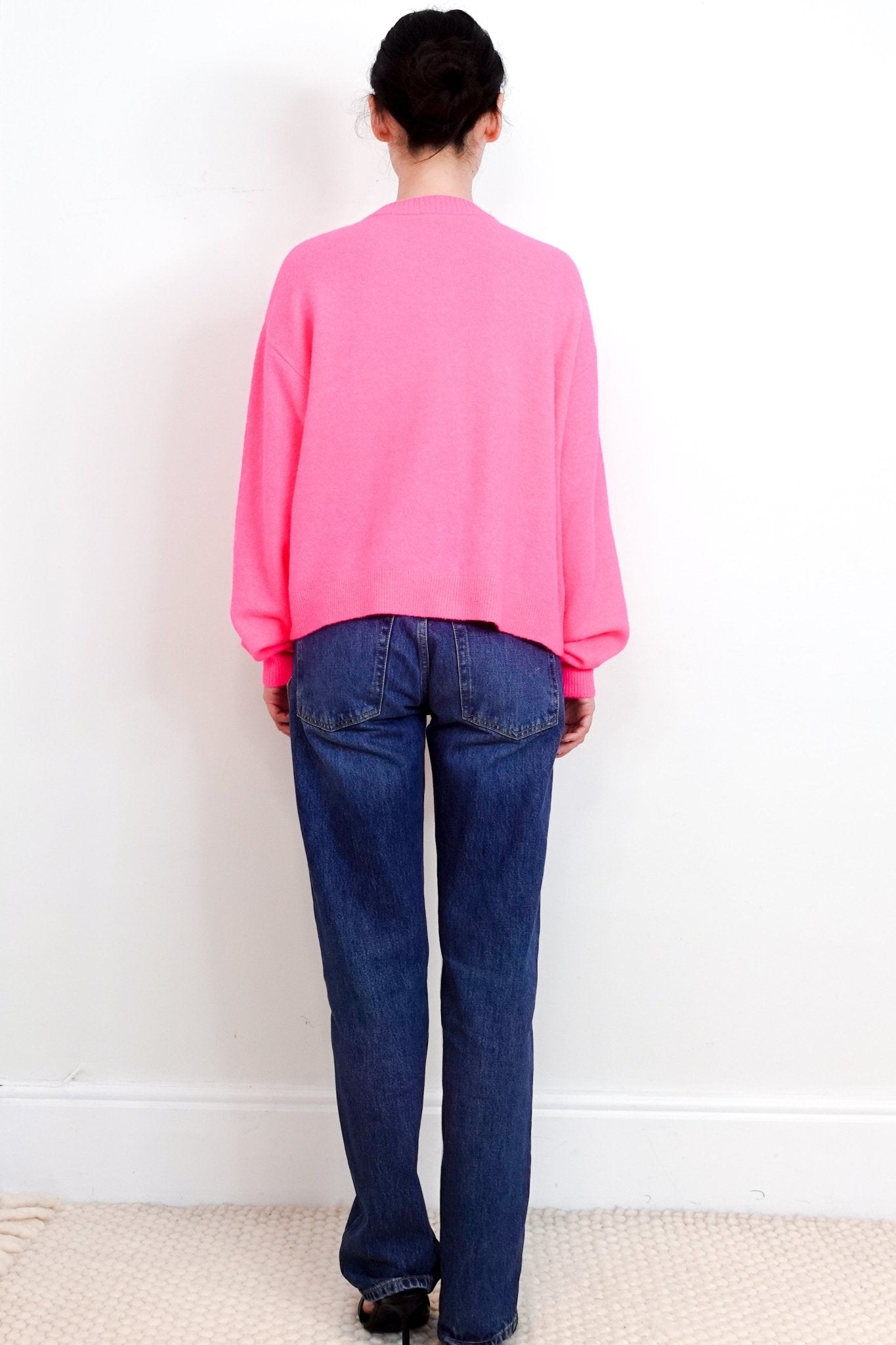 American Vintage Pink Crewneck Jumper RRP £165 | Authentic Preloved - Reloved Again