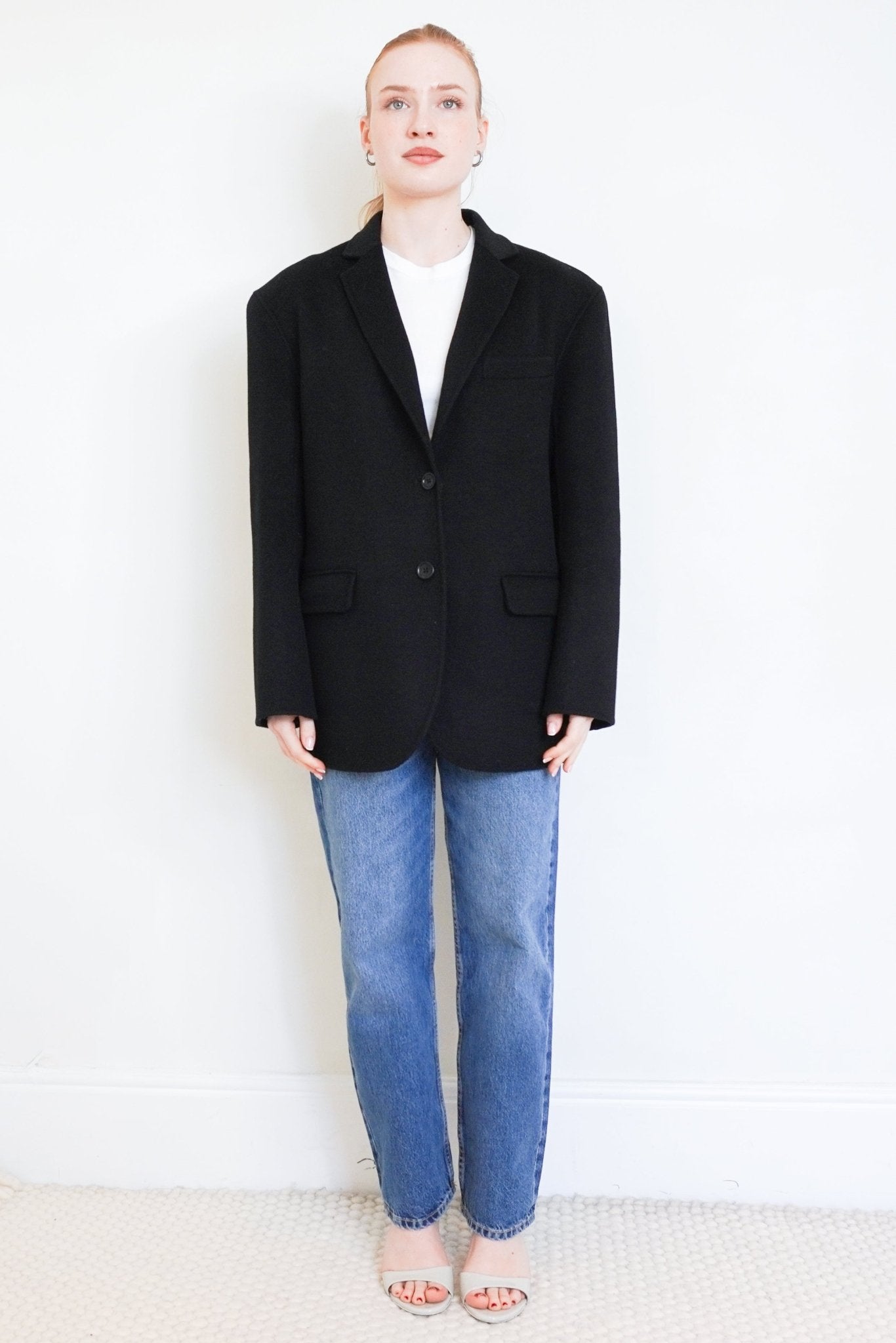 Anine Bing Black Quinn Blazer RRP £500 | Authentic Preloved - Reloved Again