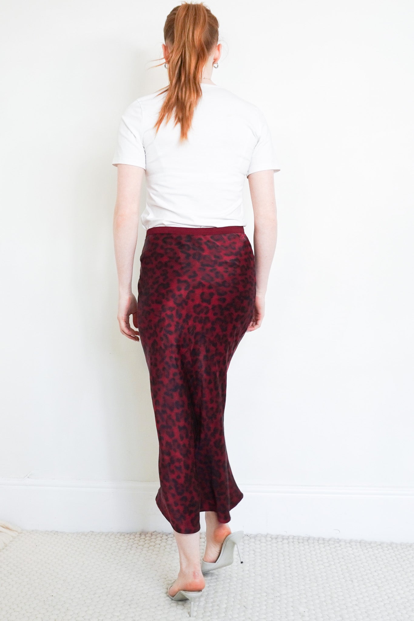 Anine Bing Leopard Print Midi Skirt RRP £250 | Preloved Authentic - Reloved Again