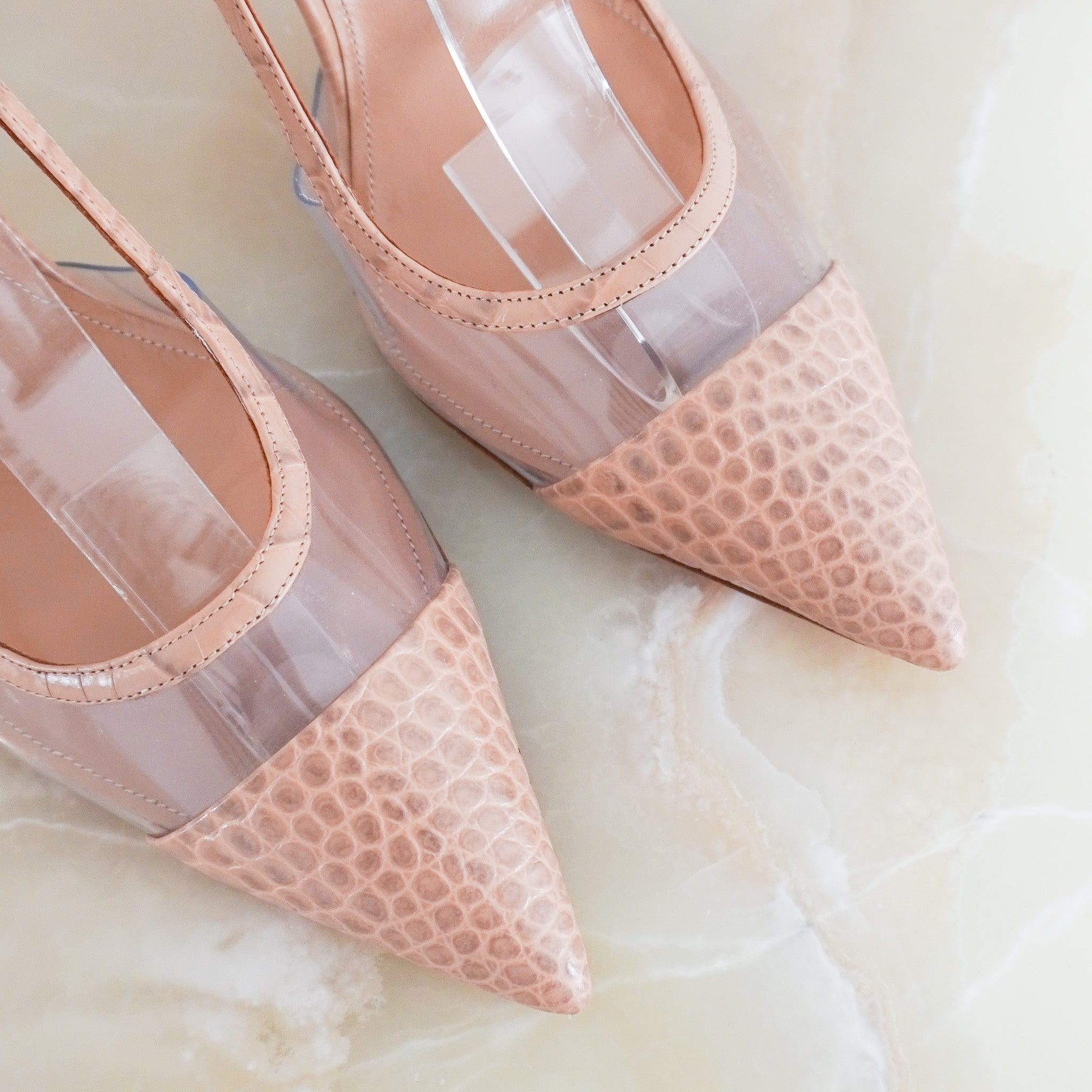 Aquazzura Maysale Slingback Heels RRP £700| Authentic Preloved - Reloved Again
