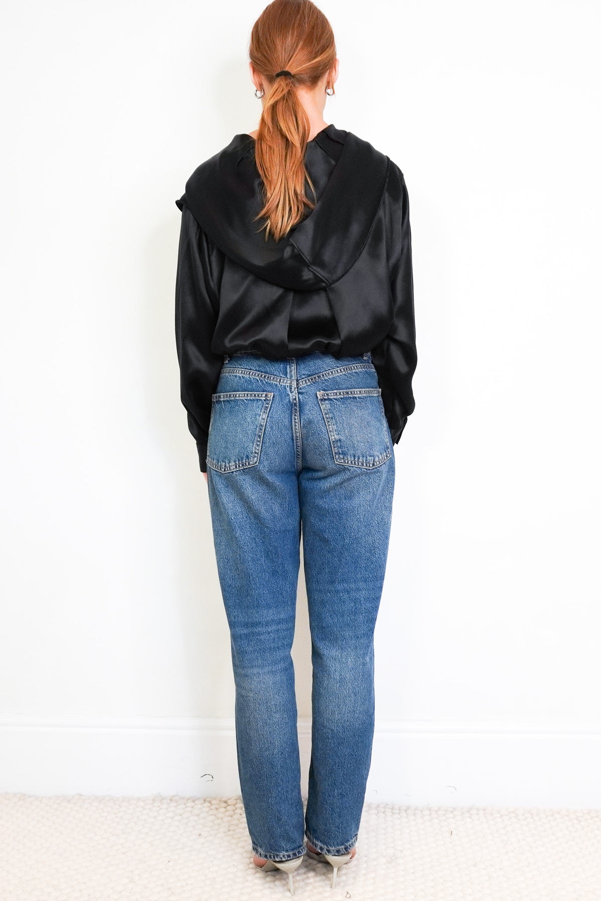 Alaia Silk Hooded Black Bodysuit (RRP £1300) | Authentic Preloved - Reloved Again