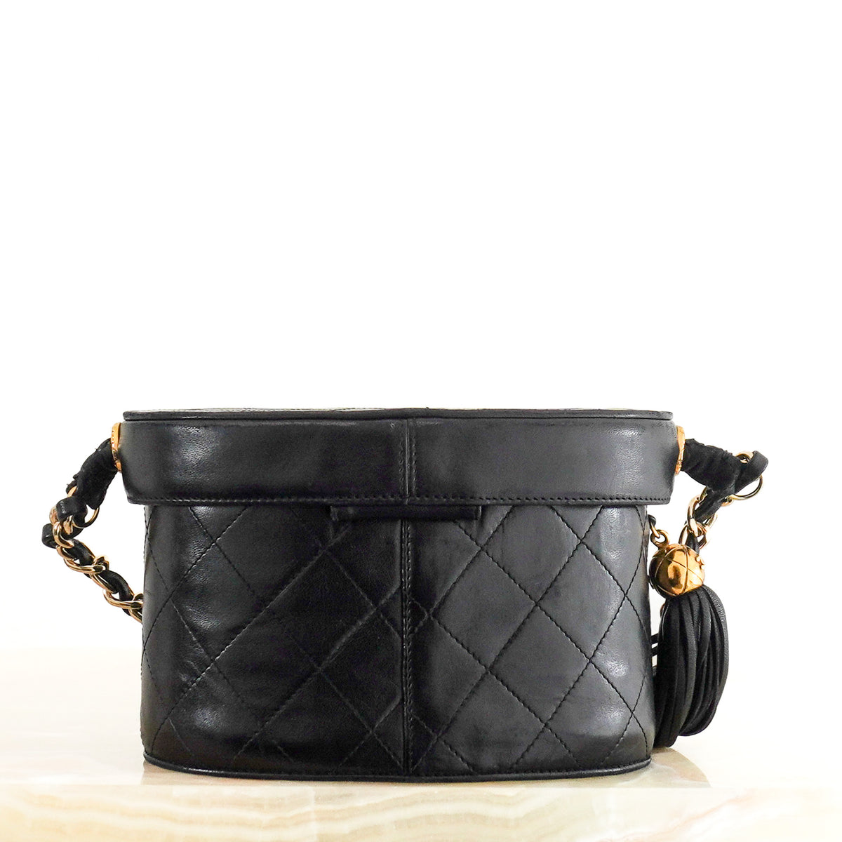Chanel Vintage Leather Lambskin Box Bag | Authentic Preloved - Reloved Again