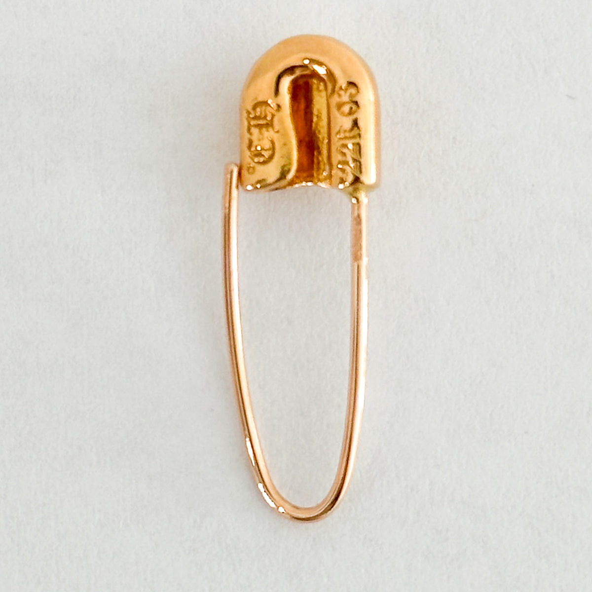 Back Image: Chrome Hearts Gold Safety Pin