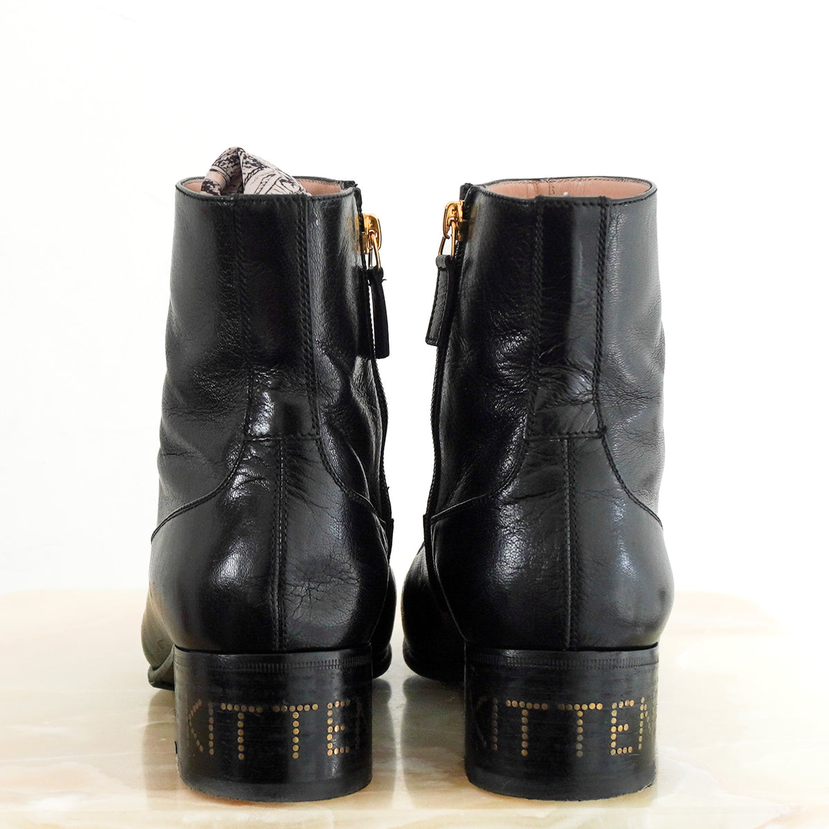 Gucci Quentin Black Ankle Boots UK 7 (RRP £1200) | Authentic Preloved - Reloved Again