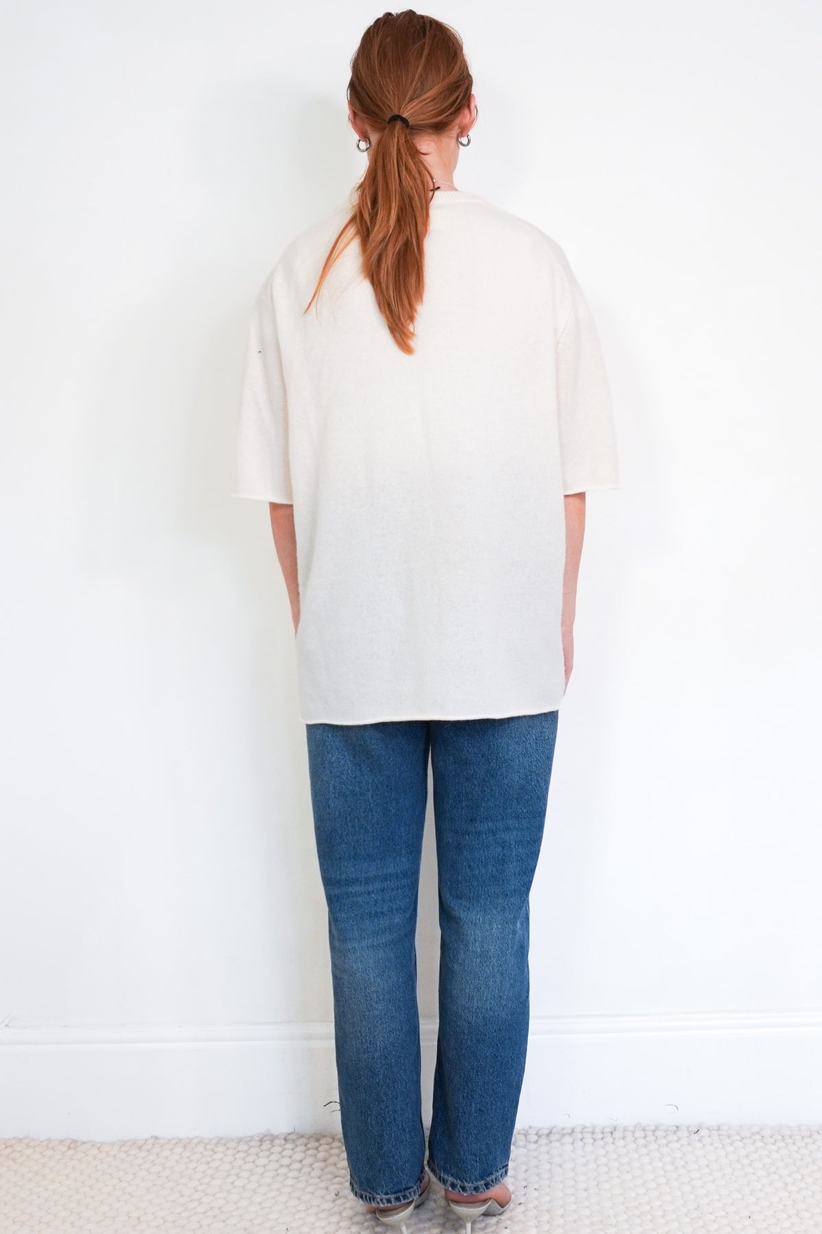 Back Image: Jardin des Oranges Cream Jumper