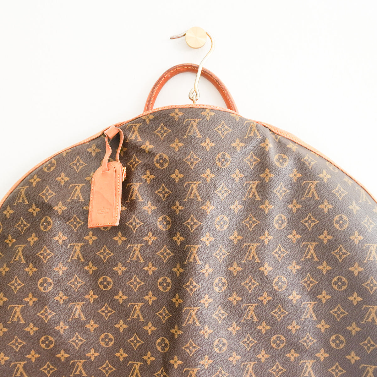 Back Image: Louis Vuitton Monogram Suit Carrier Garment Bag Brown