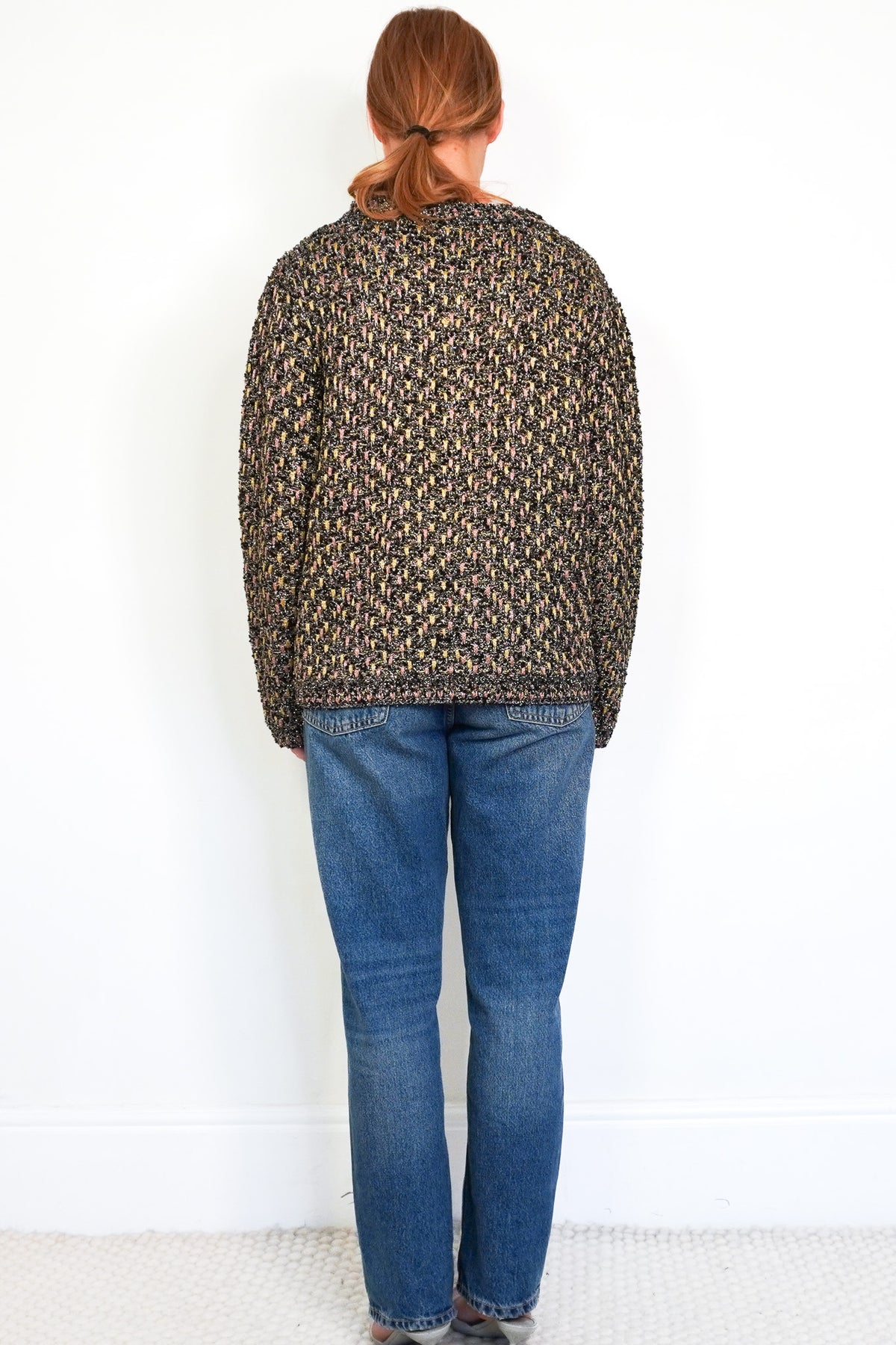 Back Image: Missoni M Tweed Gold and Pink Jacket