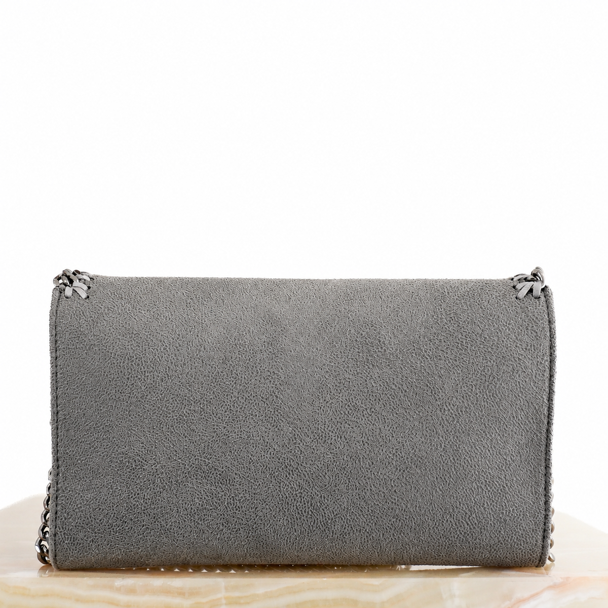 Back: Stella McCartney Falabella Satin Lips Bag