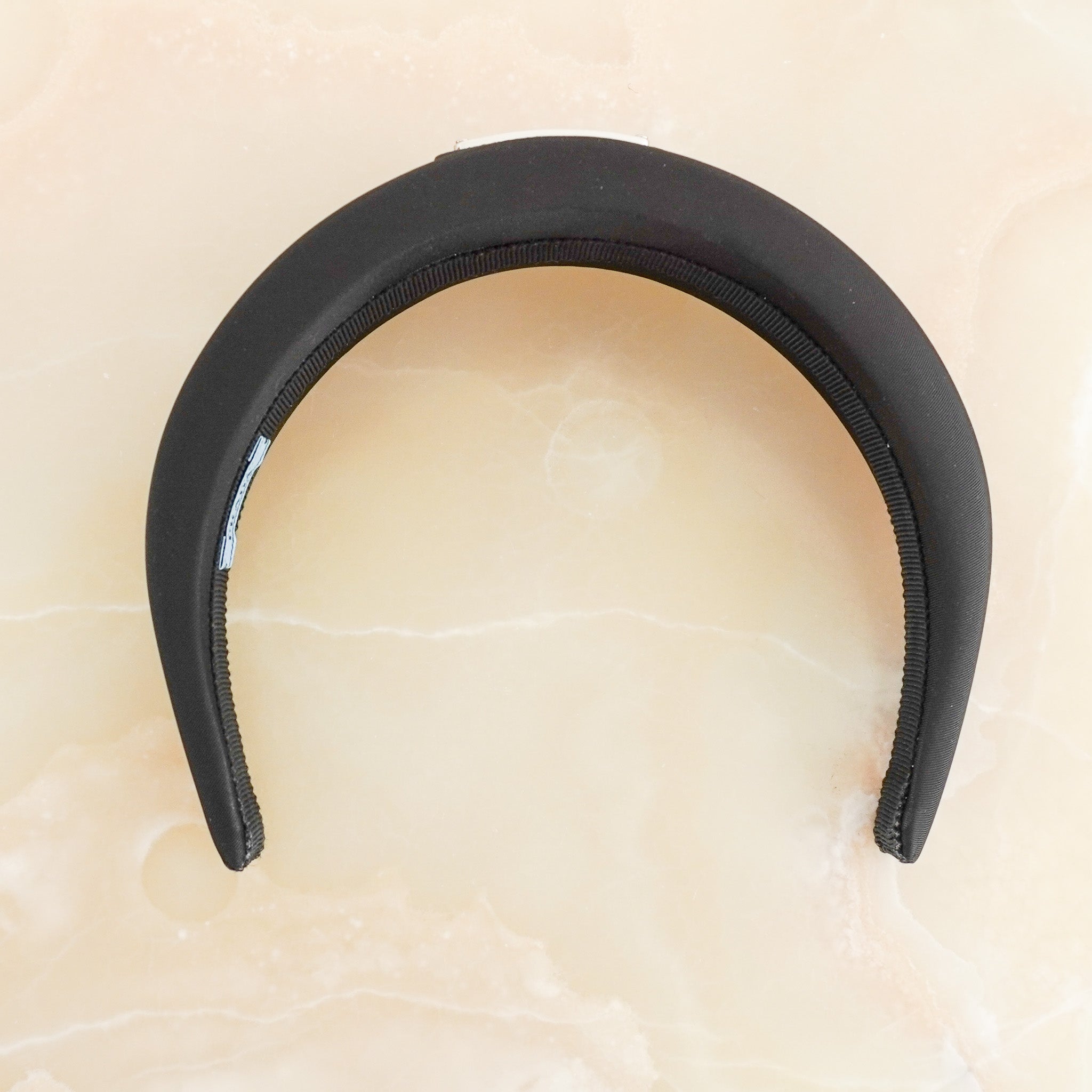 Prada Milano Logo Headband in Black (RRP £350) | Authentic Preloved FINAL SALE - Reloved Again