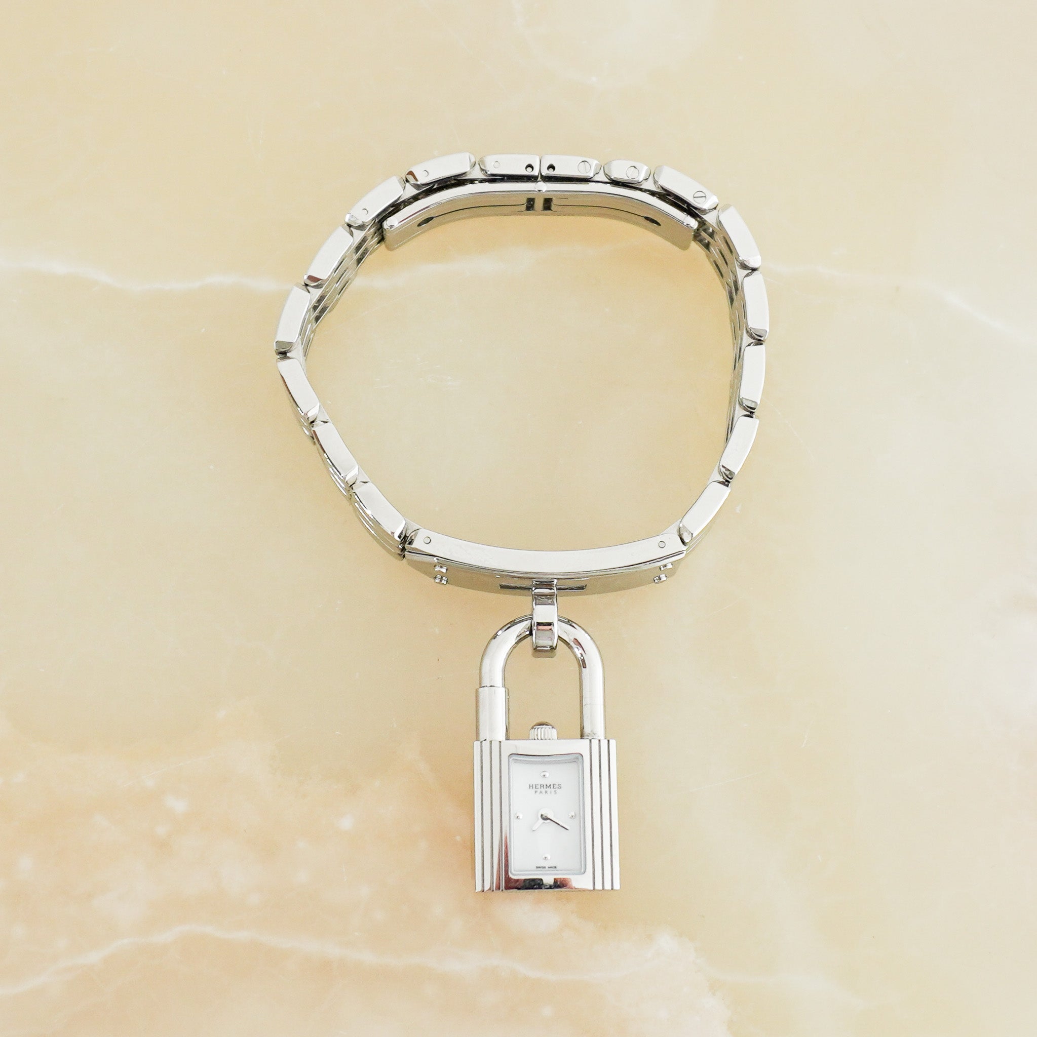 Hermes Kelly Watch Mini Model 16mm in Stainless Steel RRP £4,020 | Authentic Preloved FINAL SALE - Reloved Again