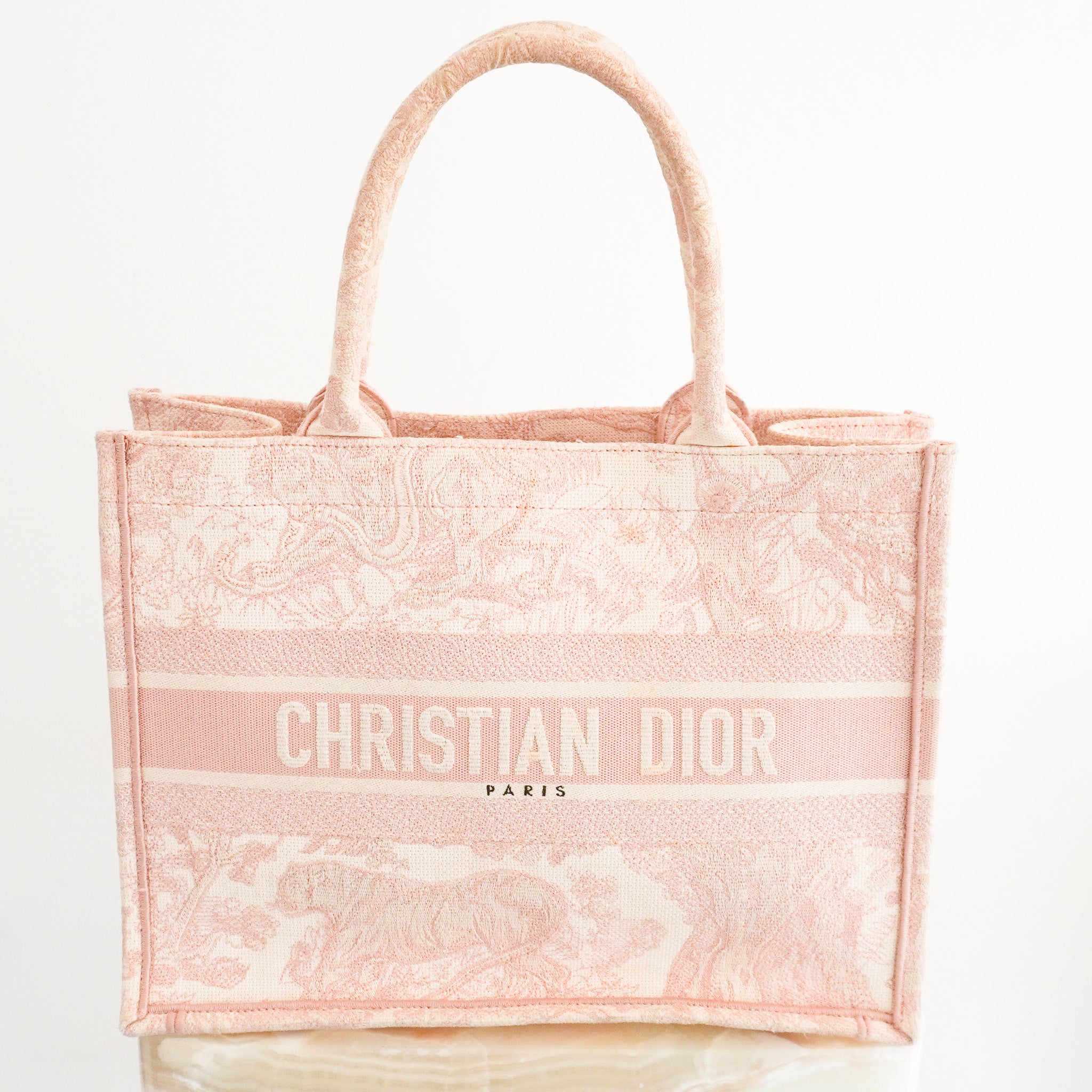 Back image of the Christian Dior Medium Book Tote – Bodrum Limited Edition