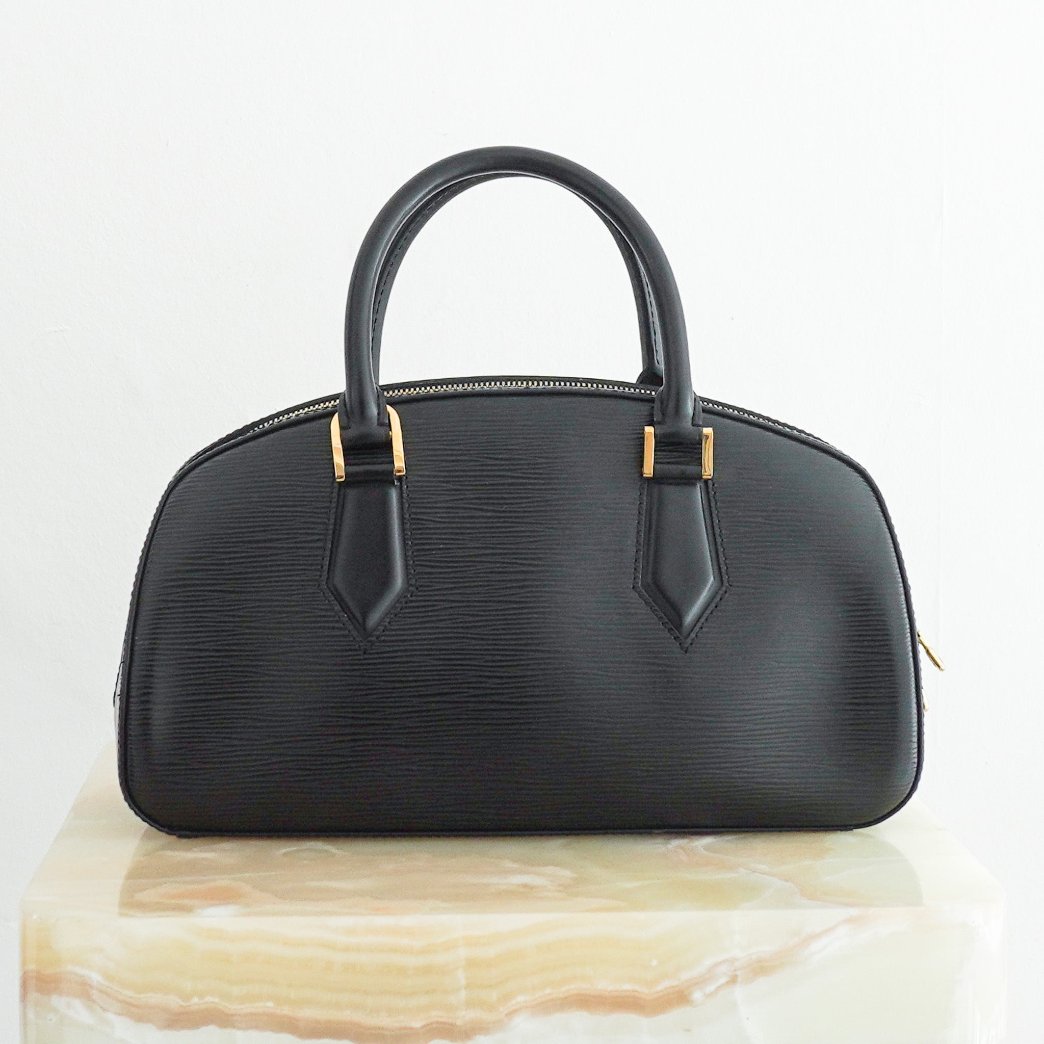 Back image of the Louis Vuitton Black Epi Jasmine Handbag