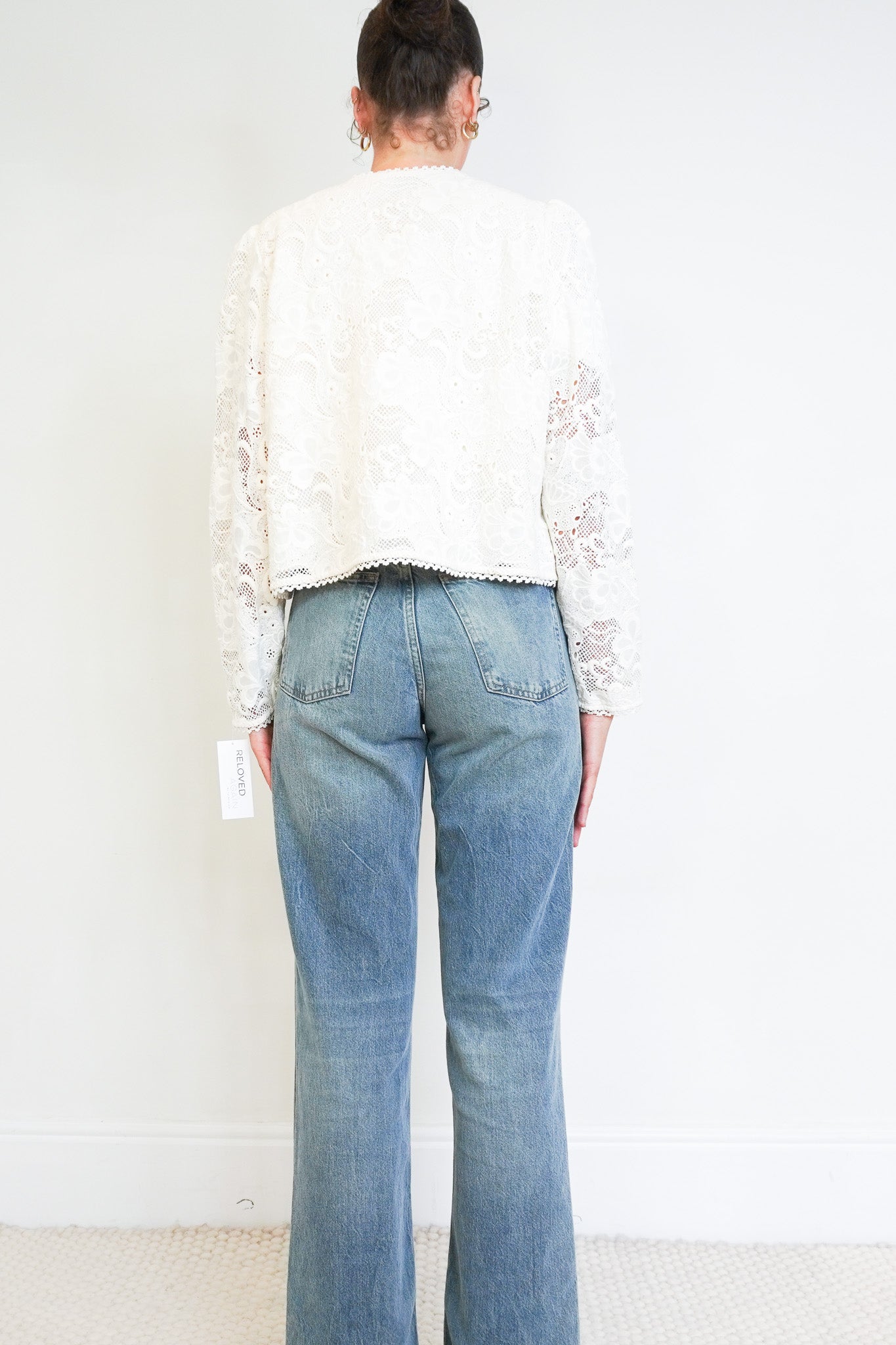 ME + EM White Lace Jacket RRP £245 | Authentic Preloved - Reloved Again