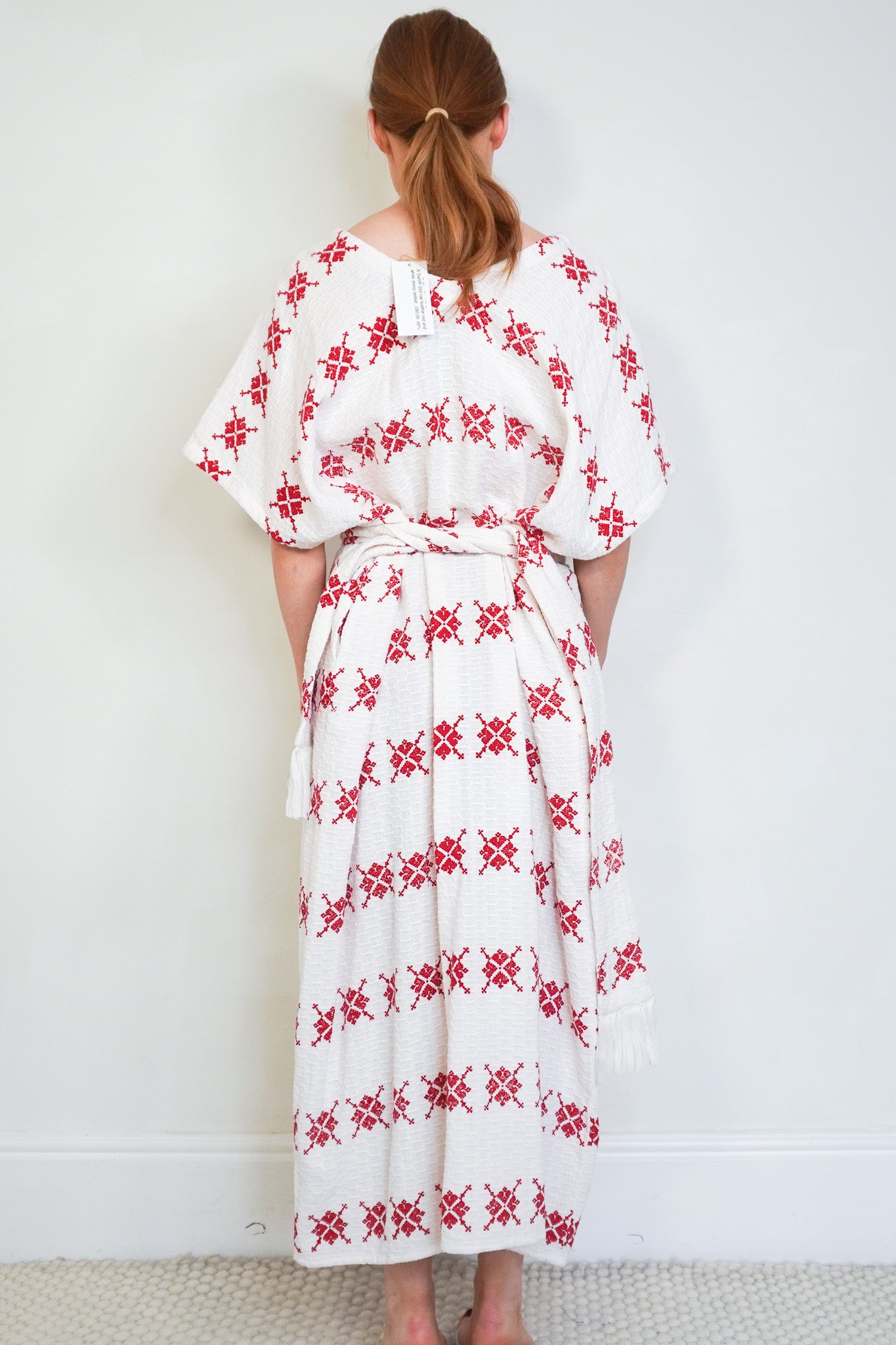 Rae Feather White and Red Belted Dress (RRP £145) | Authentic Preloved - Reloved Again