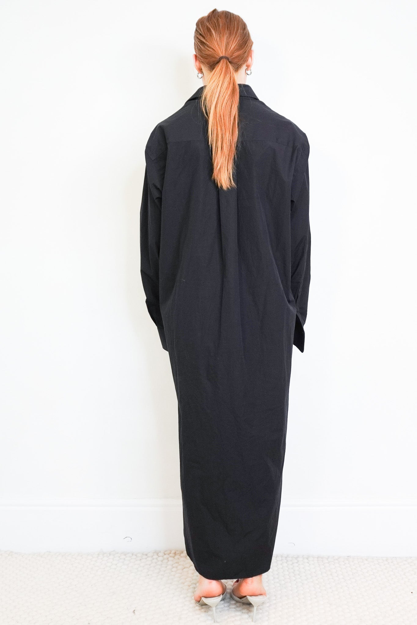 Back image of the Wardrobe NYC Shirt Dress