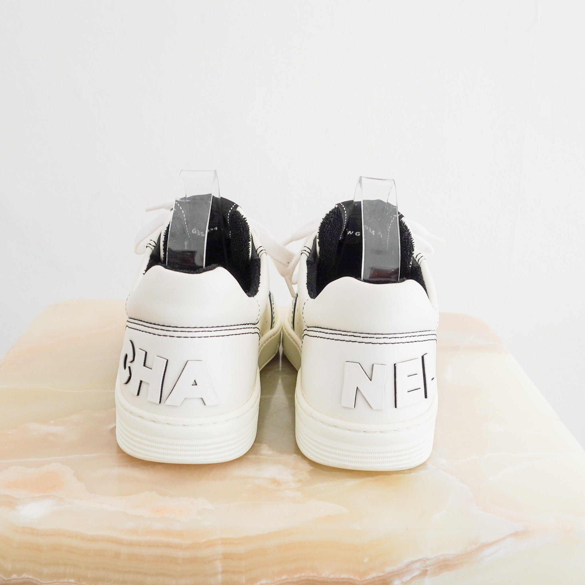 Back photo of the Chanel Air Force 1
